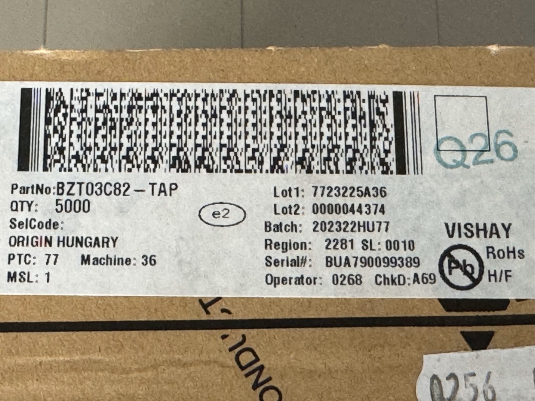 BZT03C82-TAP product photo 1