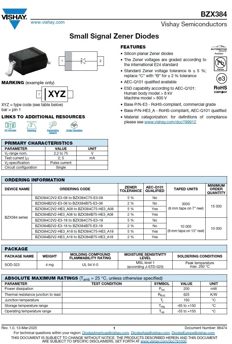 BZX384C2V7-E3-08 product photo 4