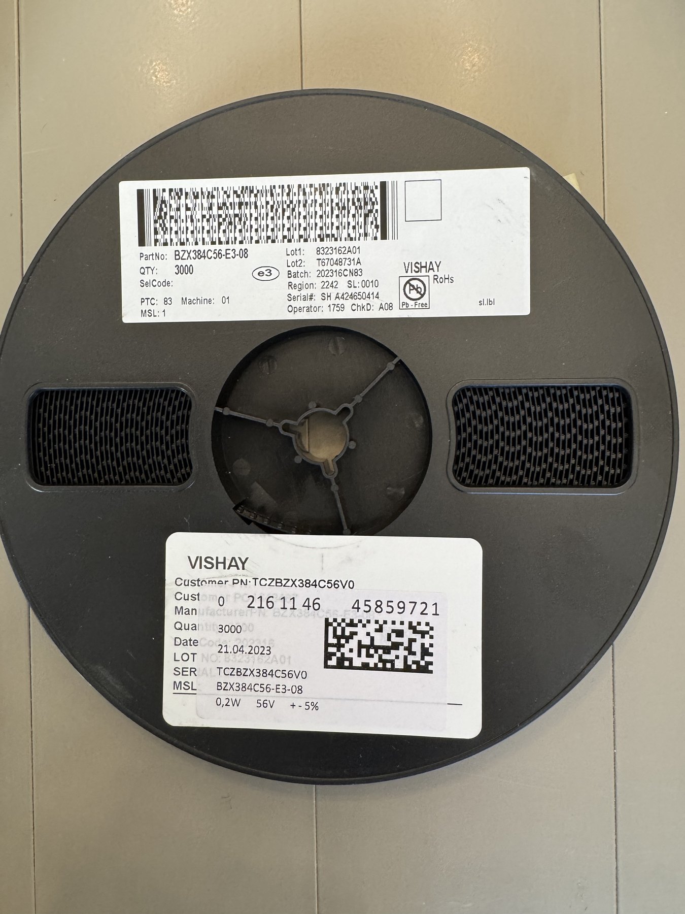 BZX384C56-E3-08 product photo 11