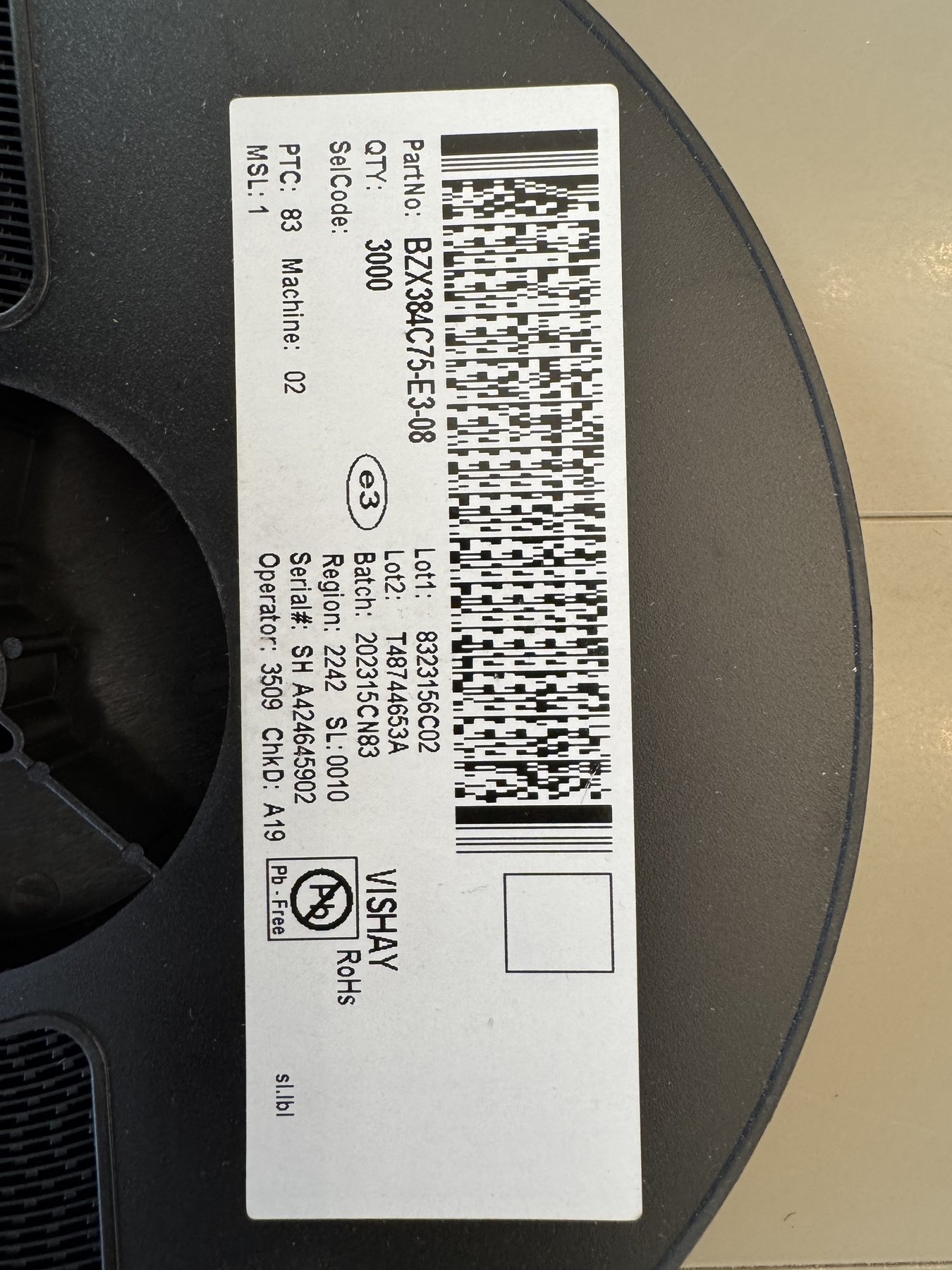 BZX384C75-E3-08 product photo 2