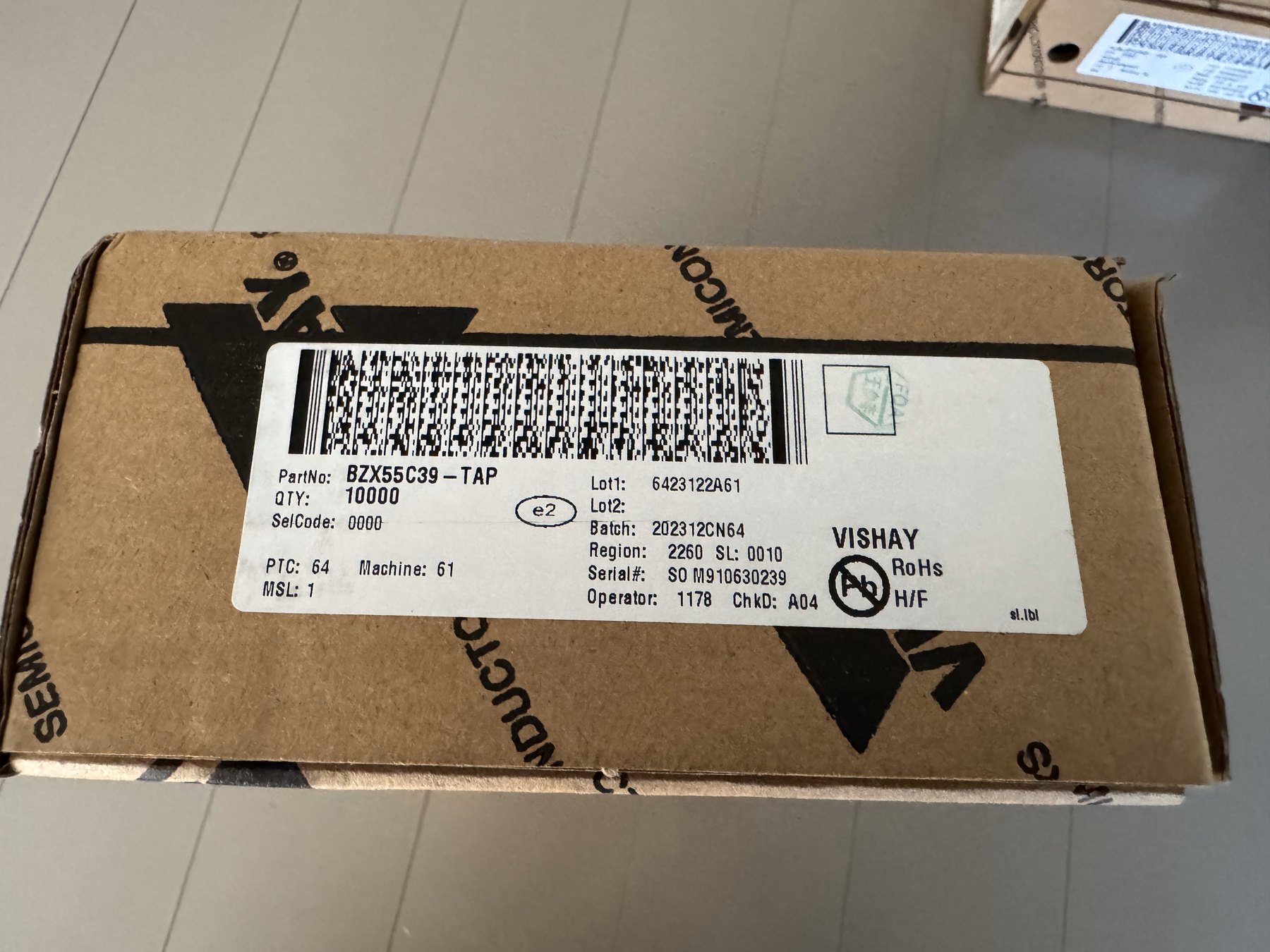 BZX55C39-TAP product photo 1