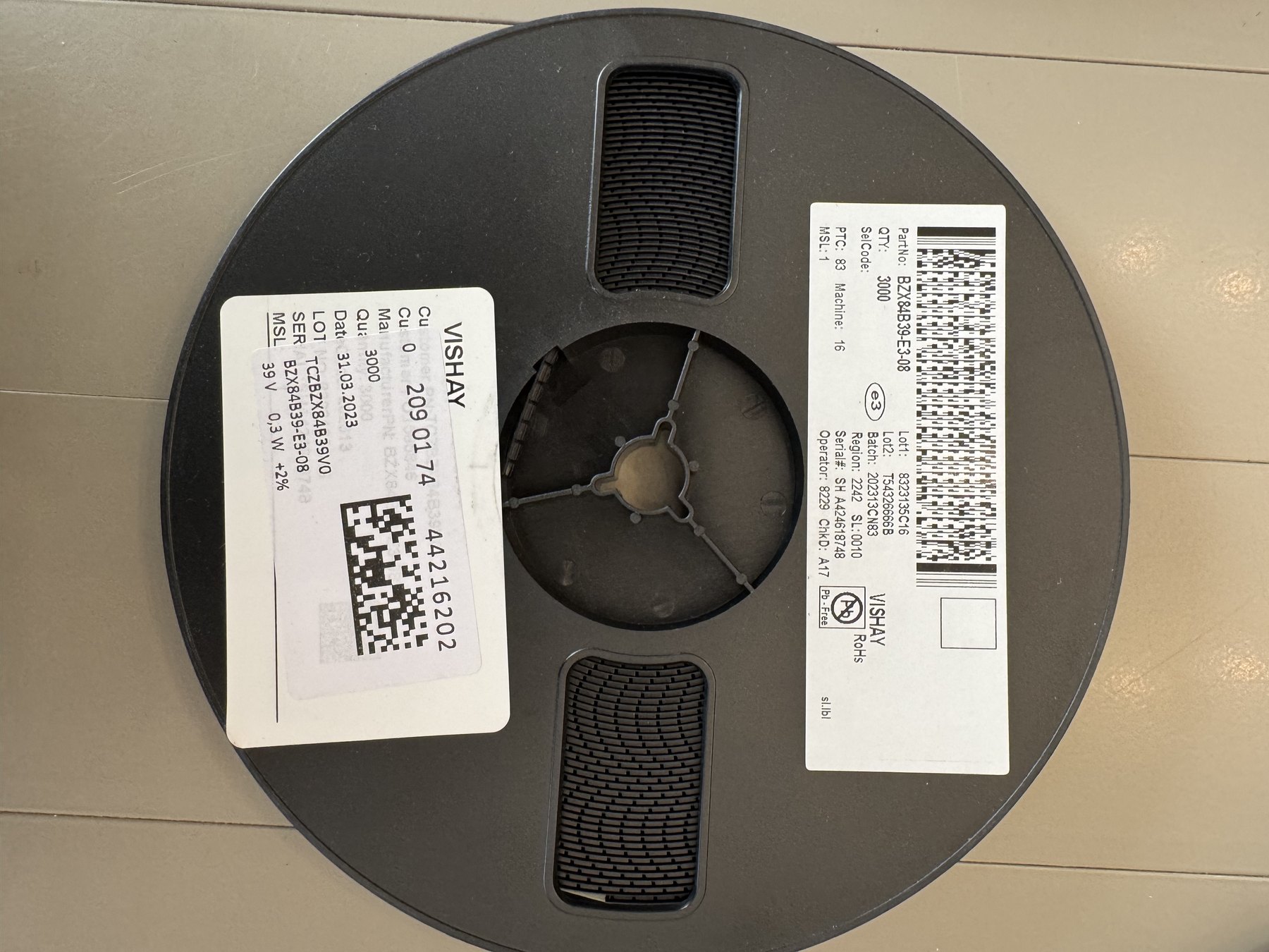 BZX84B39-E3-08 product photo 3