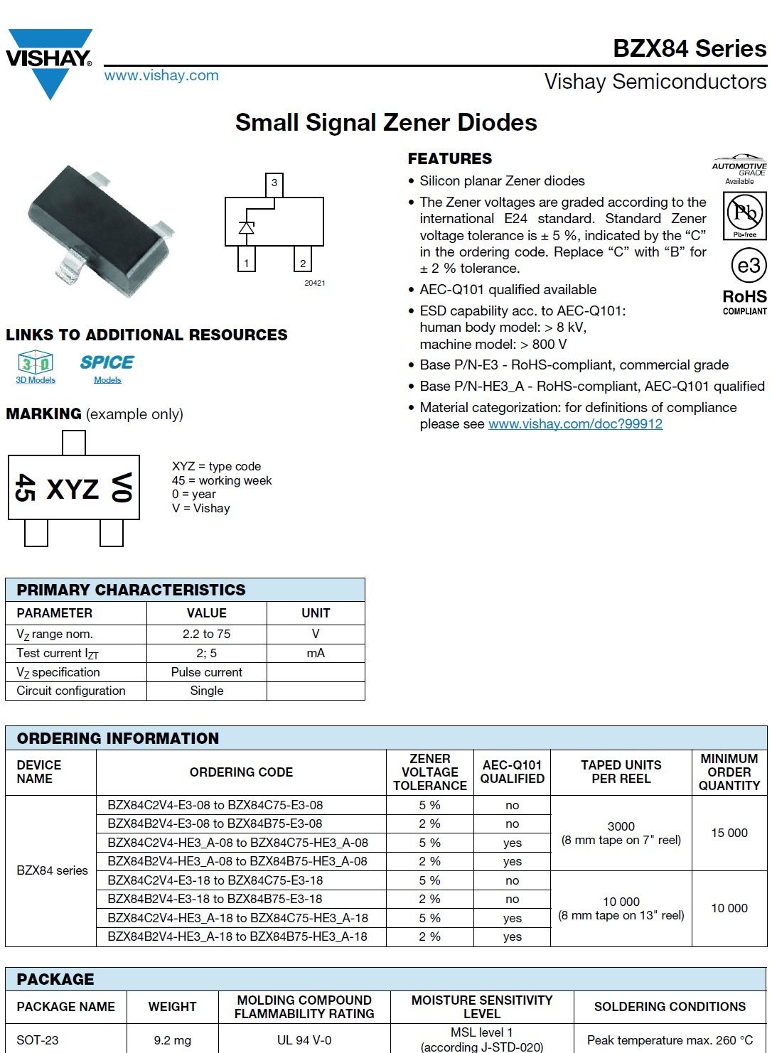 BZX84B39-E3-08 product photo 9