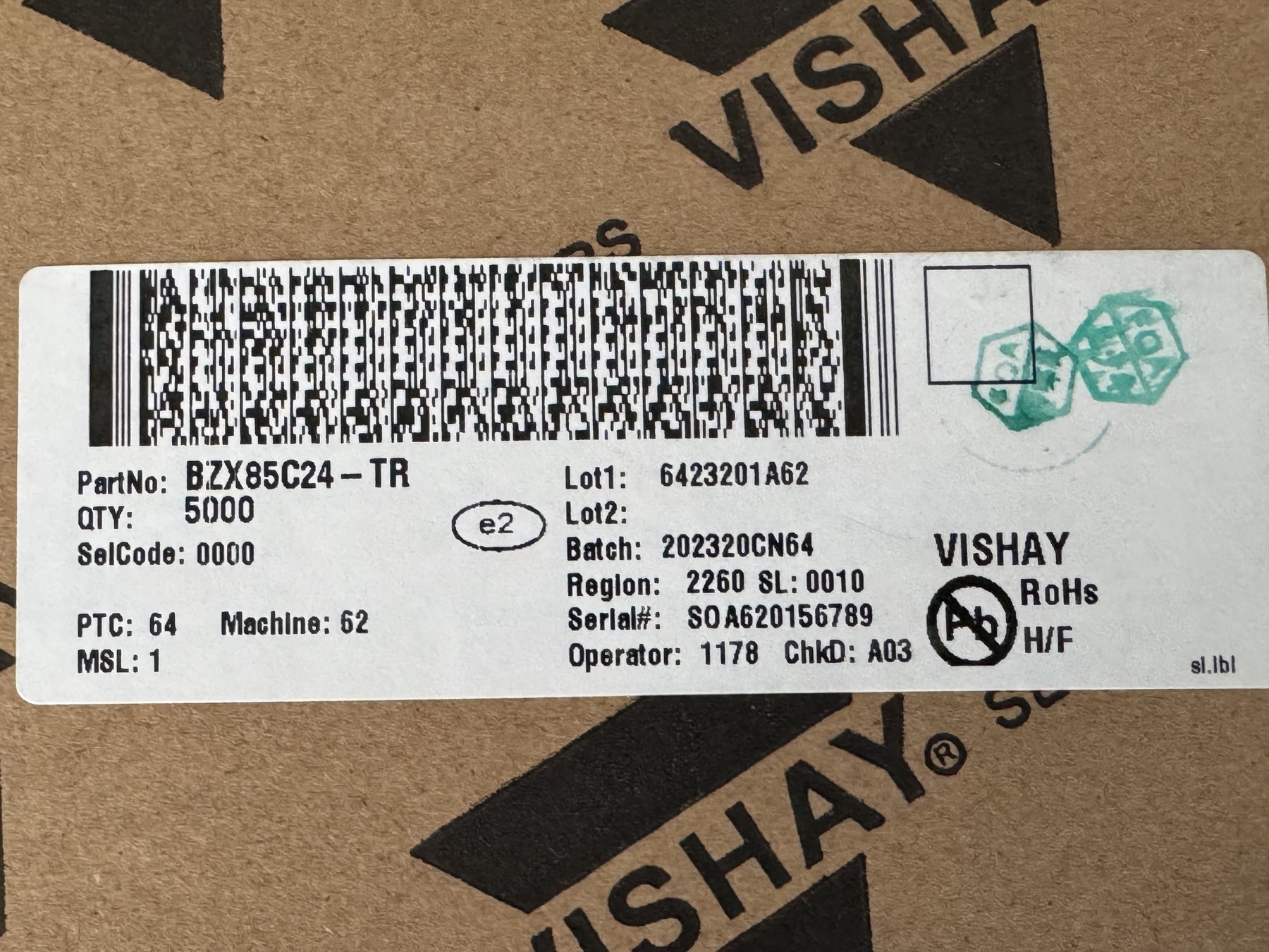 BZX85C24-TR product photo 2