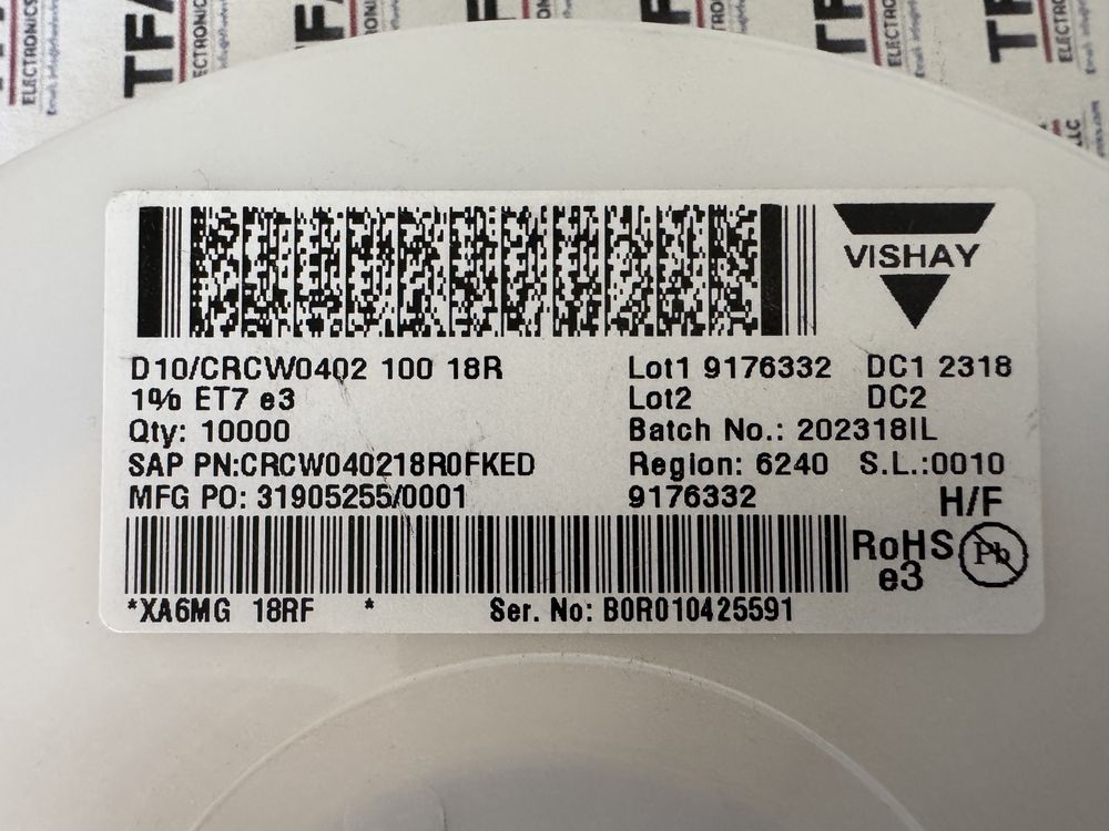 CRCW040218R0FKED product photo 2