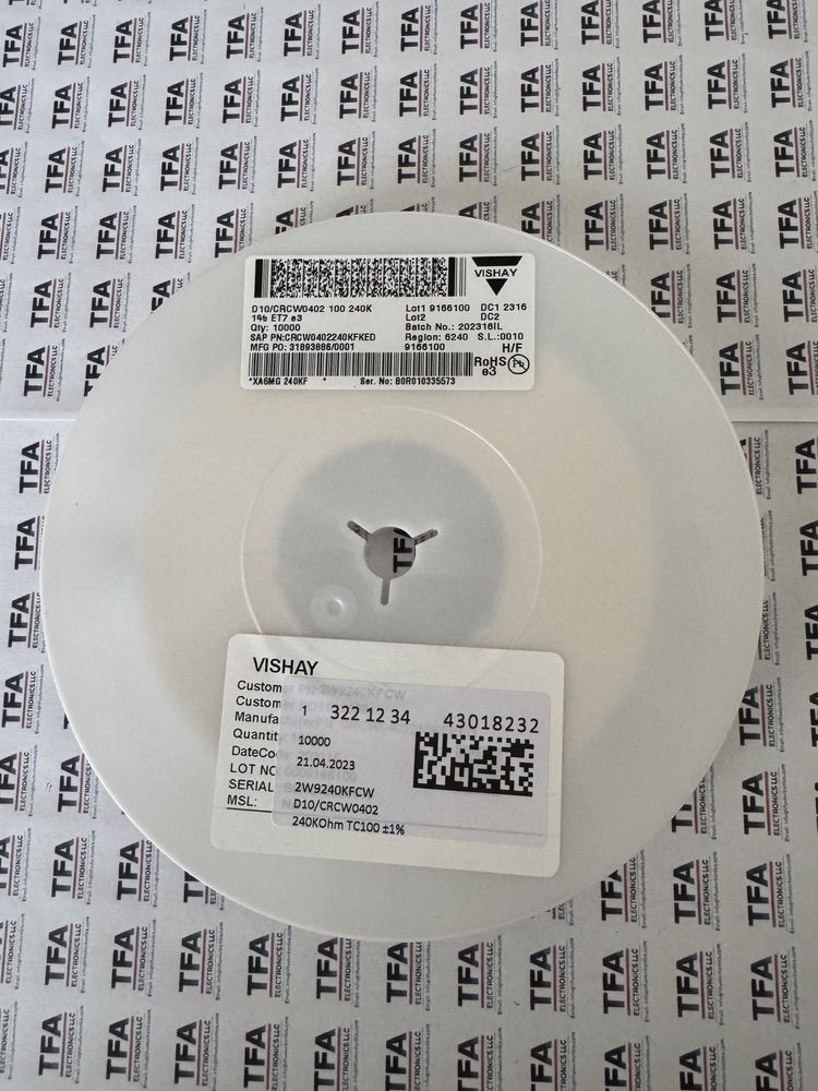 CRCW0402240KFKED product photo 1