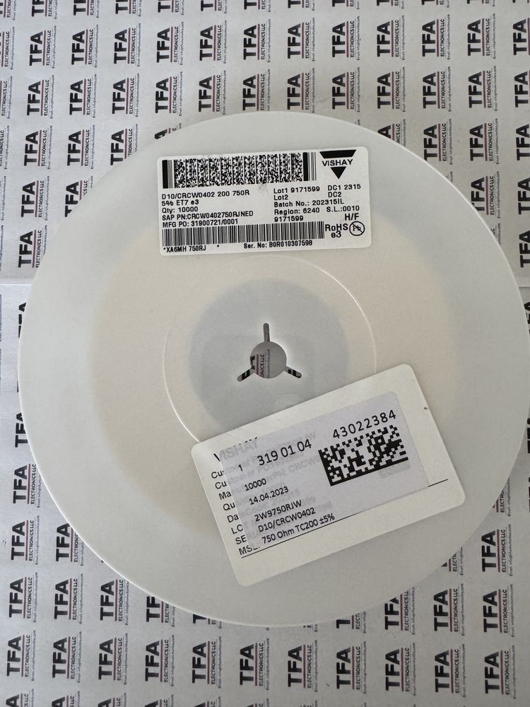 CRCW0402750RJNED product photo 1