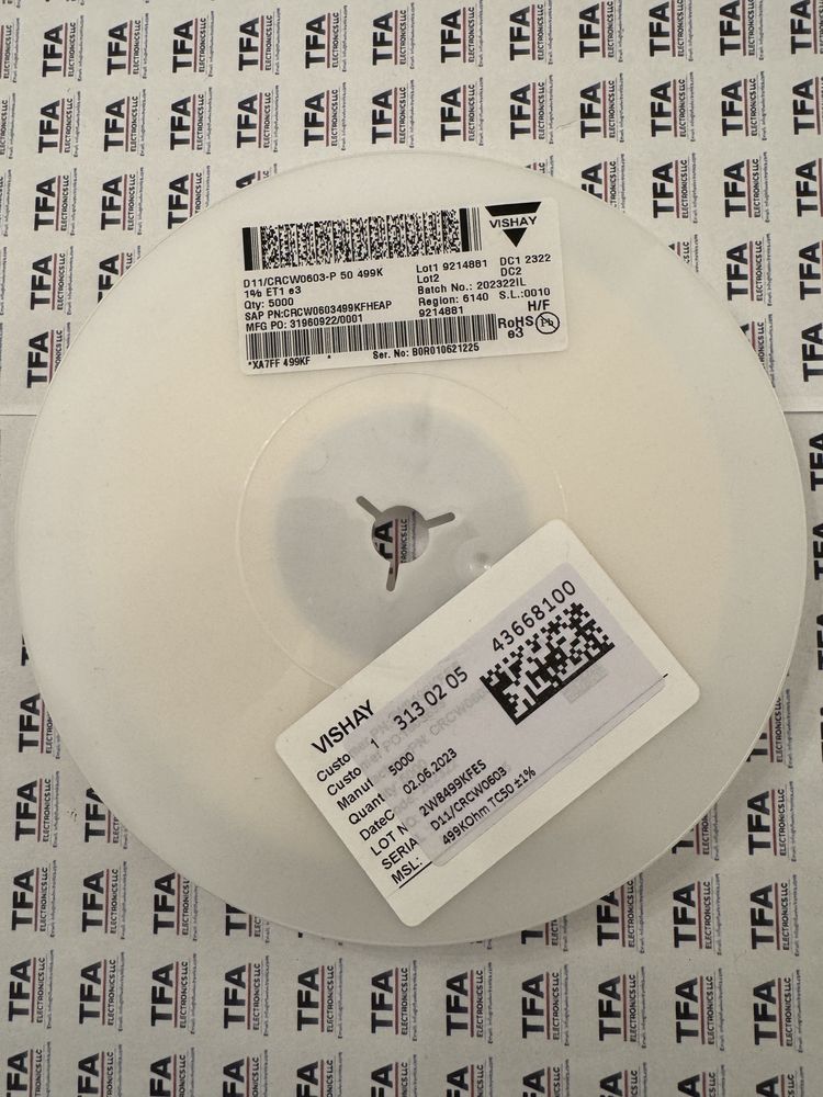 CRCW0603499KFHEAP product photo 1