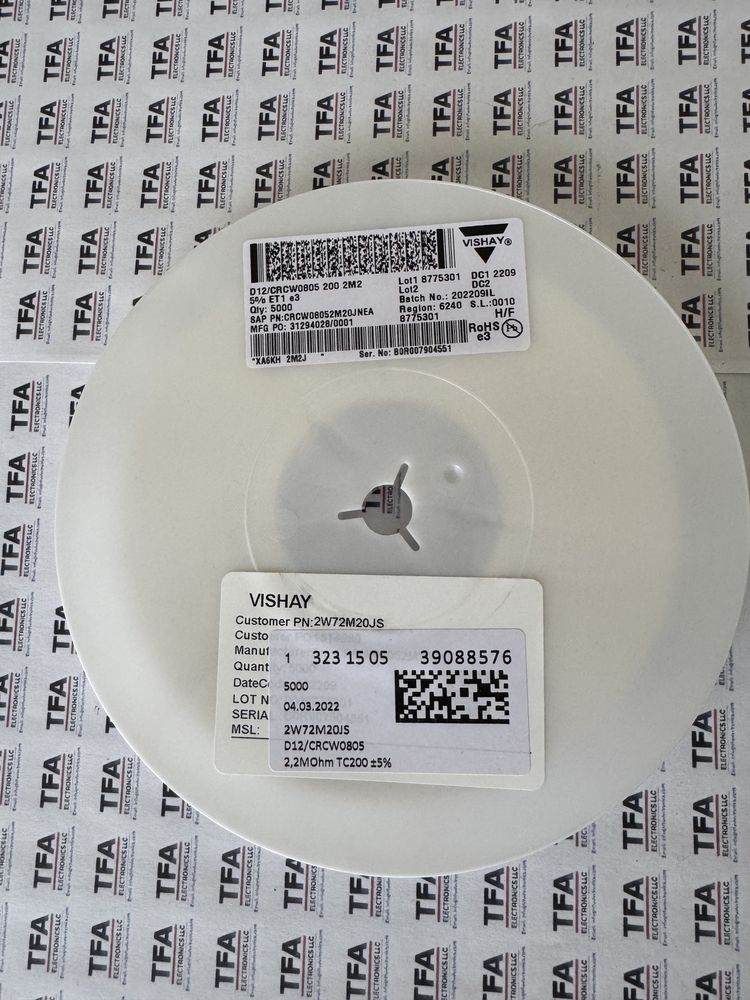 CRCW08052M20JNEA product photo 1