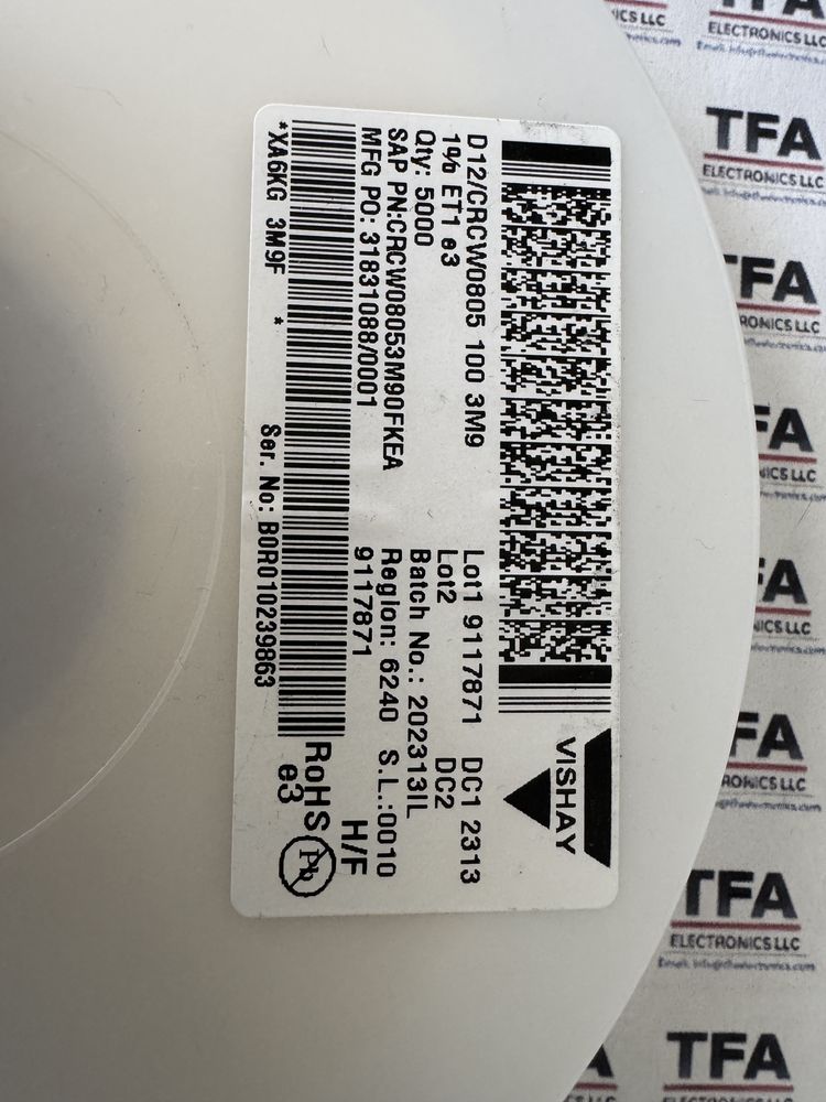 CRCW08053M90FKEA product photo 2