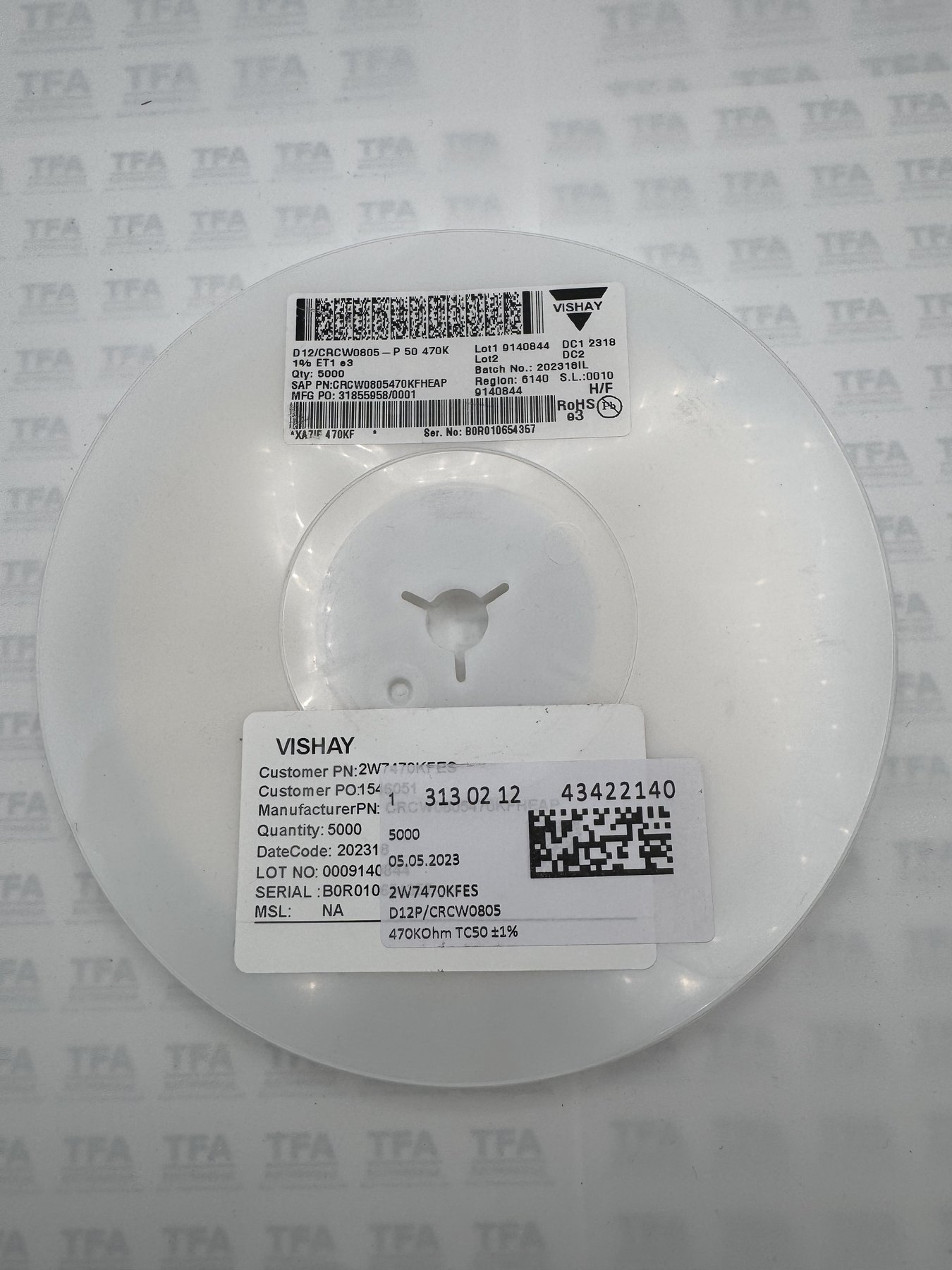 CRCW0805470KFHEAP product photo 1