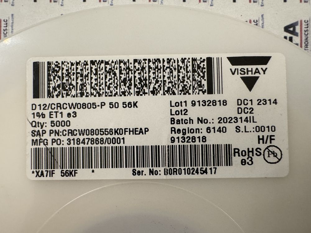 CRCW080556K0FHEAP product photo 2