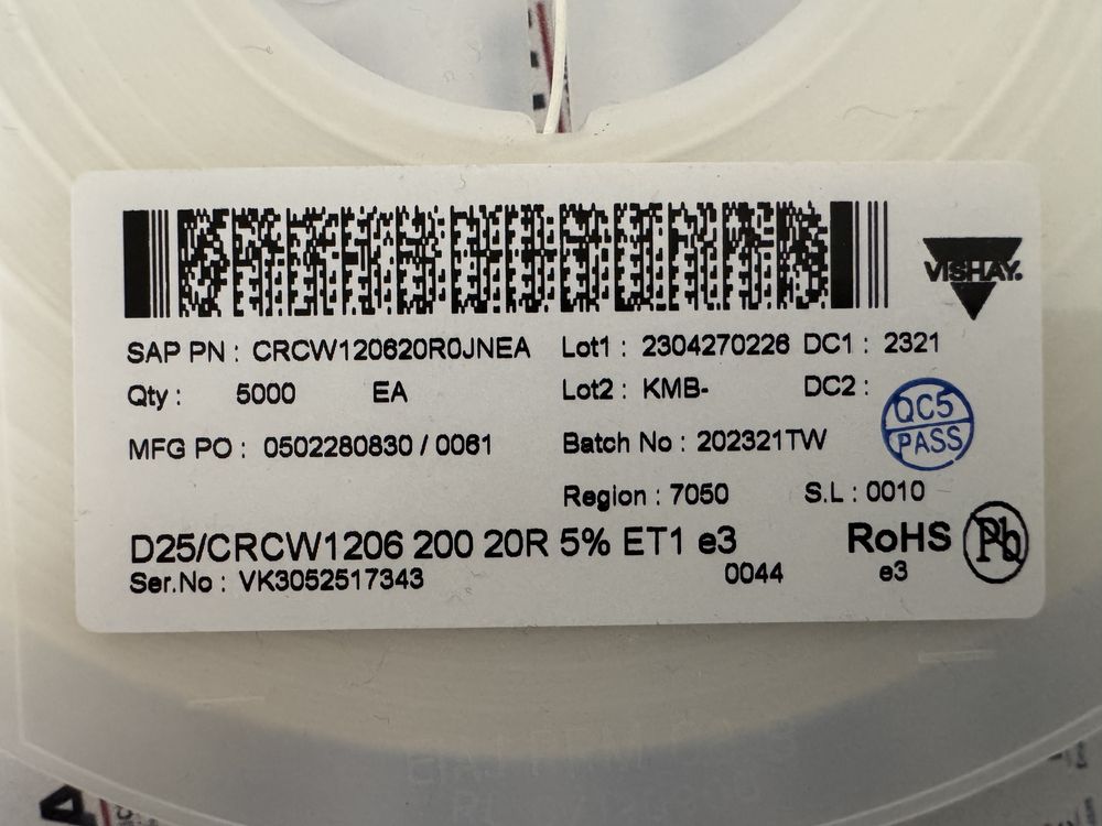 CRCW120620R0JNEA product photo 2