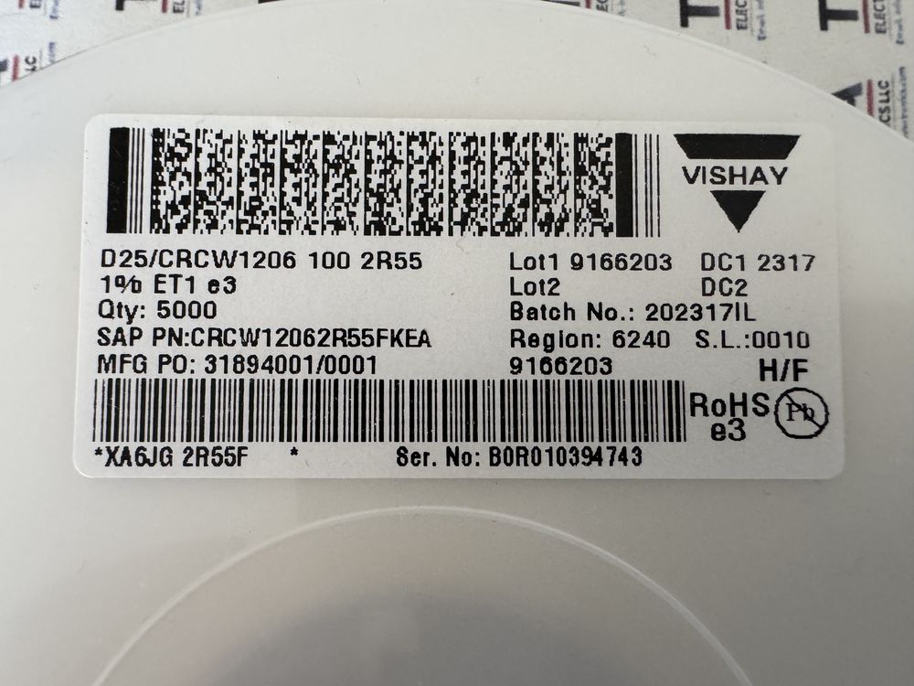 CRCW12062R55FKEA product photo 2