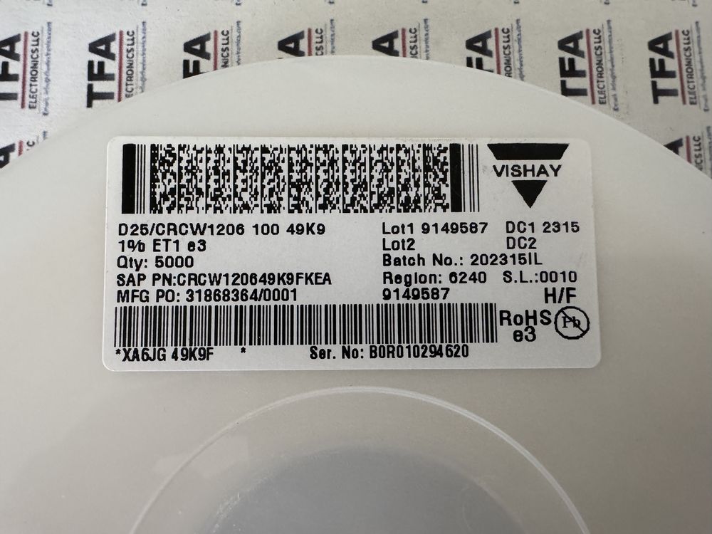 CRCW120649K9FKEA product photo 2