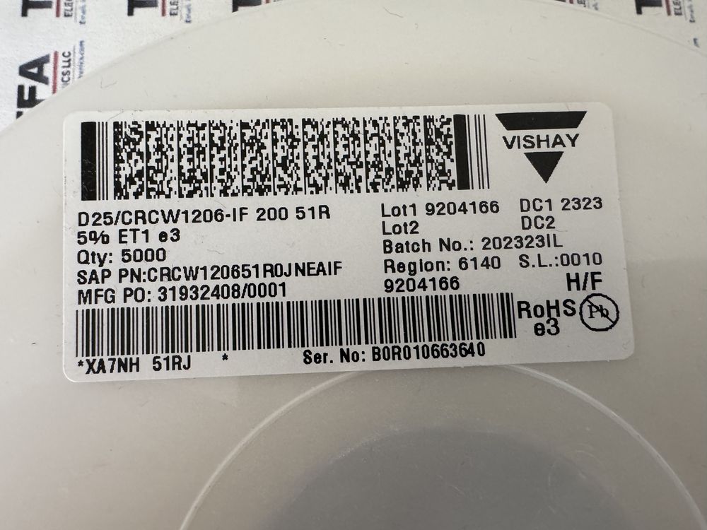 CRCW120651R0JNEAIF product photo 2