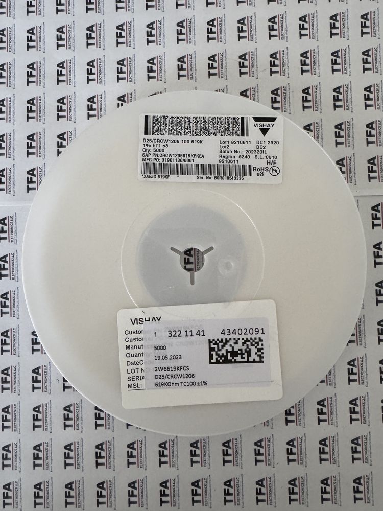 CRCW1206619KFKEA product photo 1
