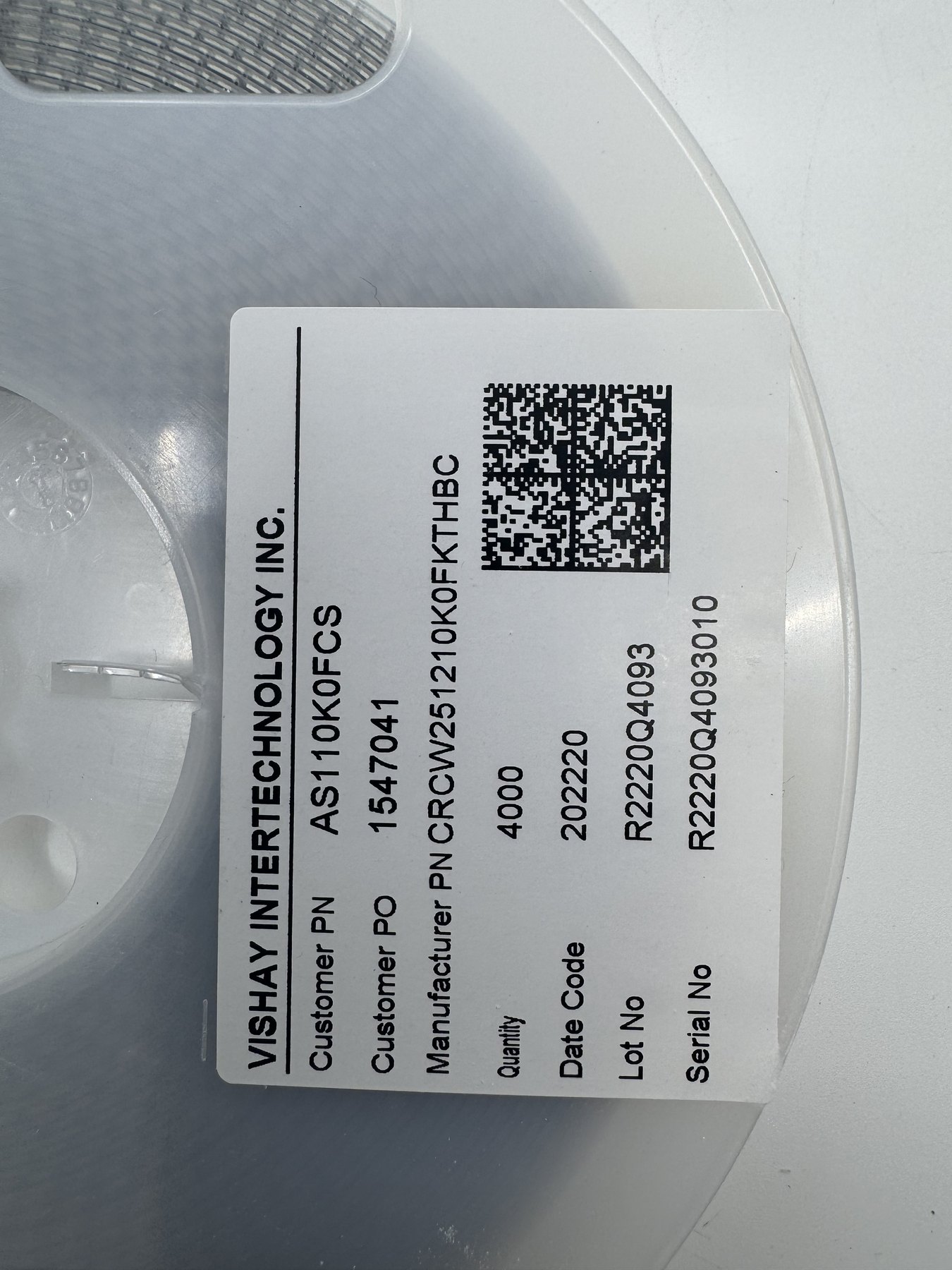 CRCW251210K0FKTHBC product photo 2