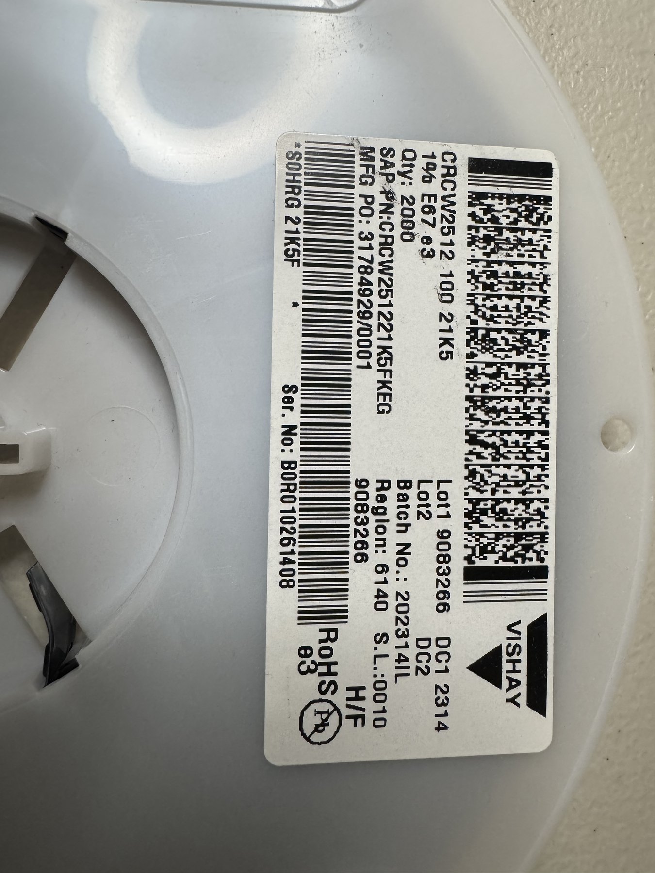 CRCW251221K5FKEG product photo 2
