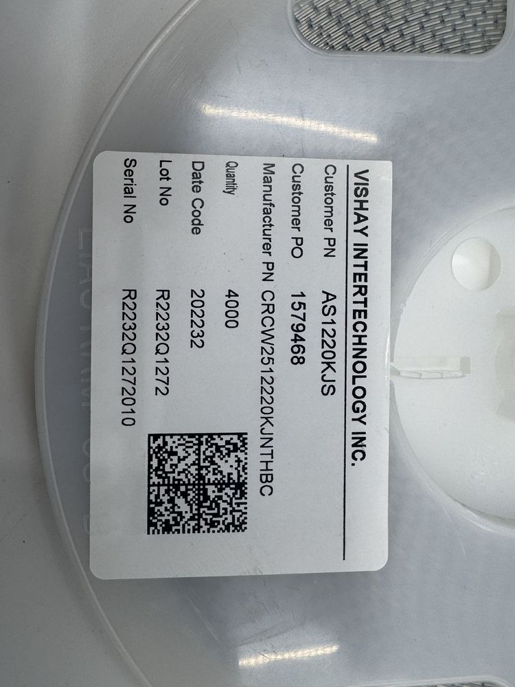 CRCW2512220KJNTHBC product photo 4
