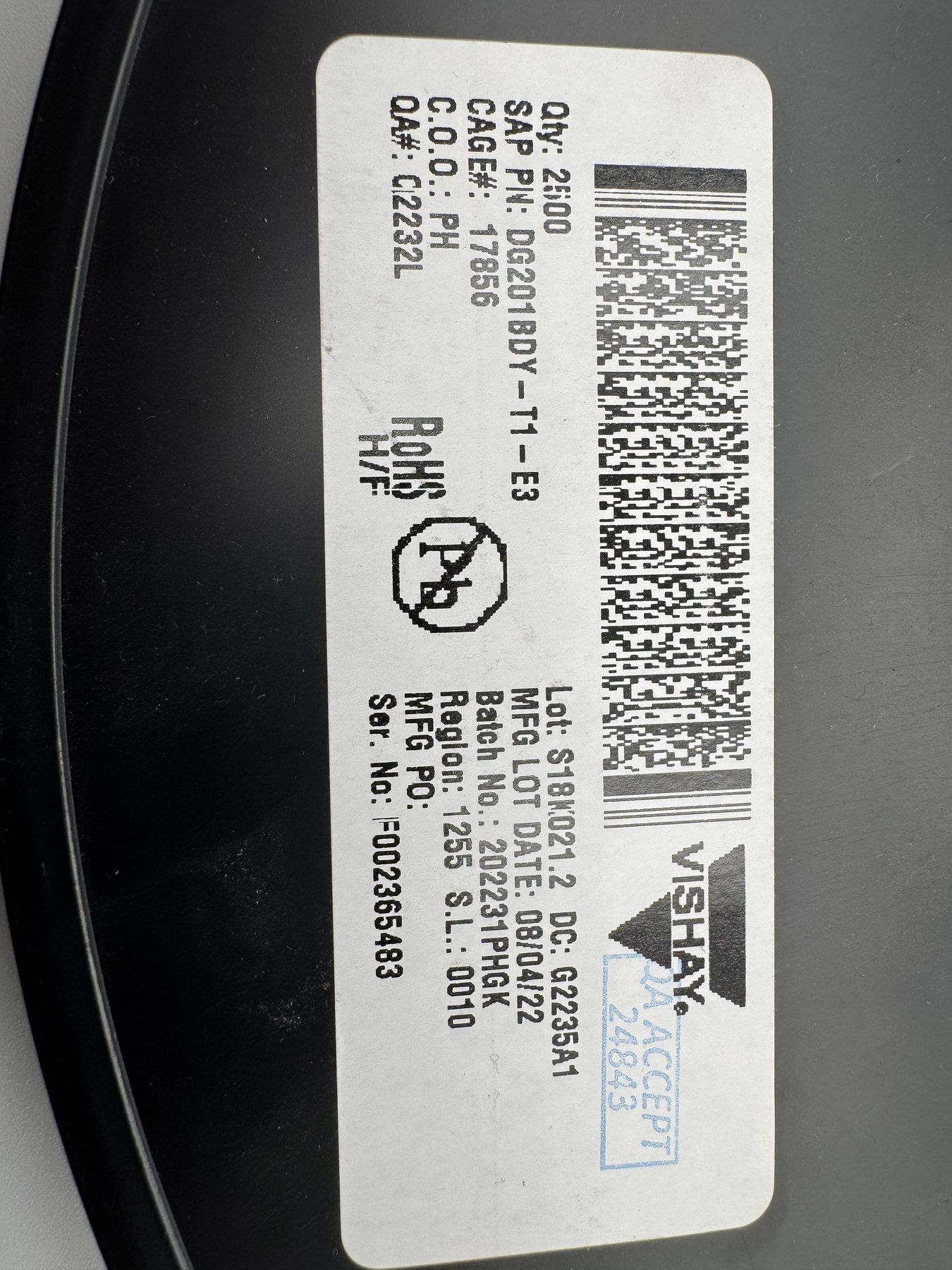 DG201BDY-T1 T/R 2500 product photo 4