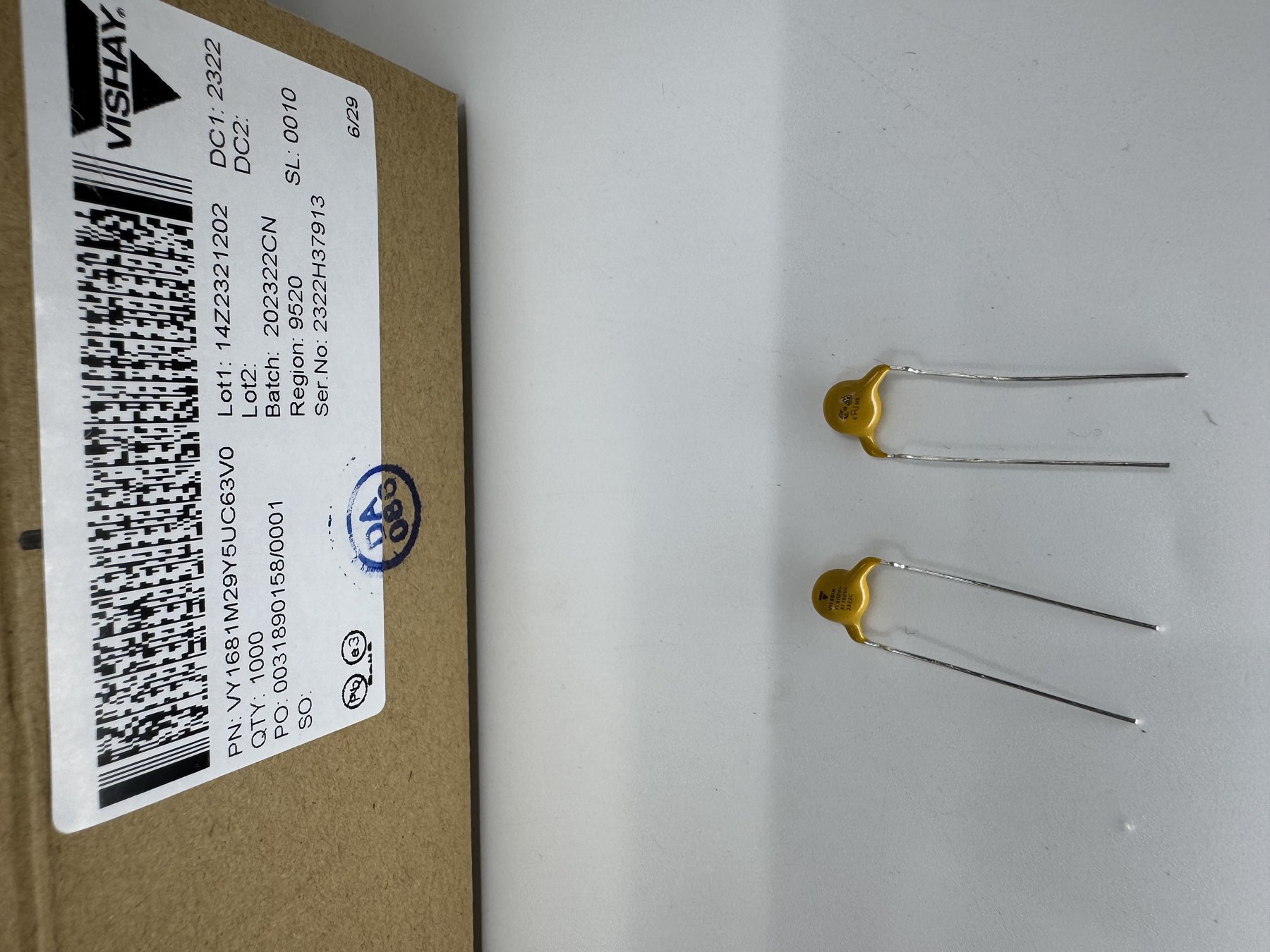 Capacitors category