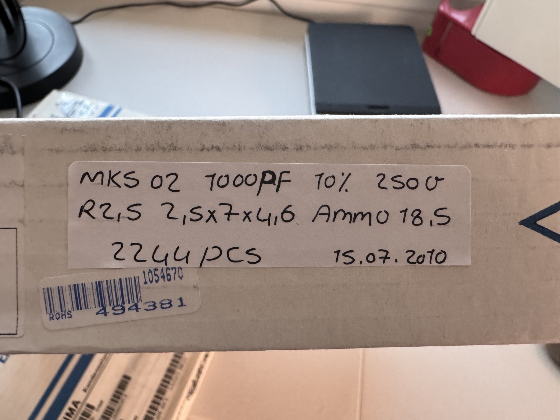 MKS02 0.1µF 63V ±10% 3x7.5x4.6 product photo 17