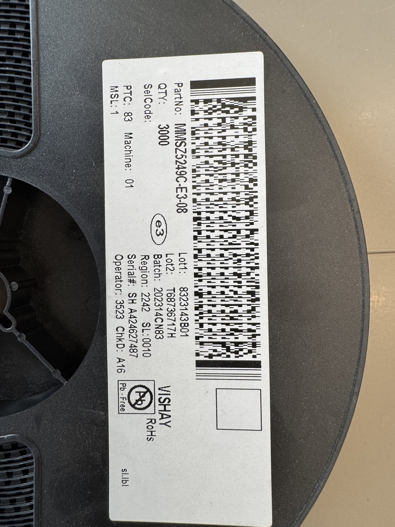 MMSZ5249C-E3-08 product photo 2