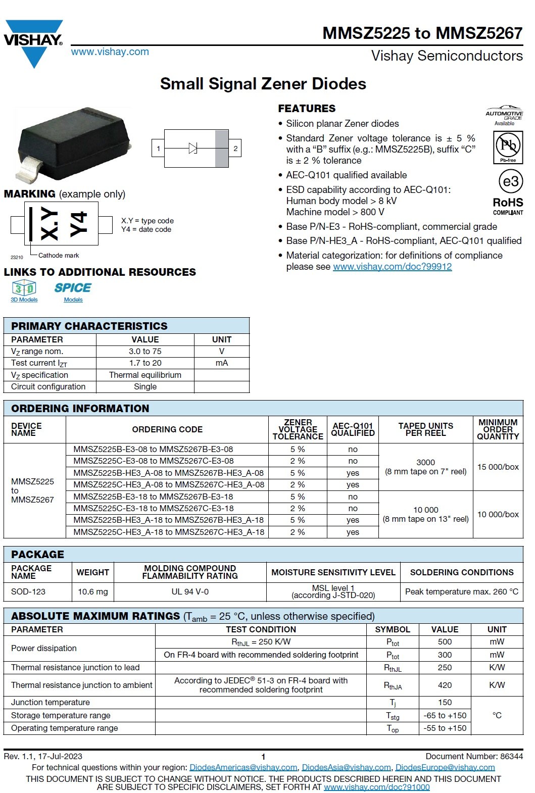 MMSZ5249C-E3-08 product photo 6