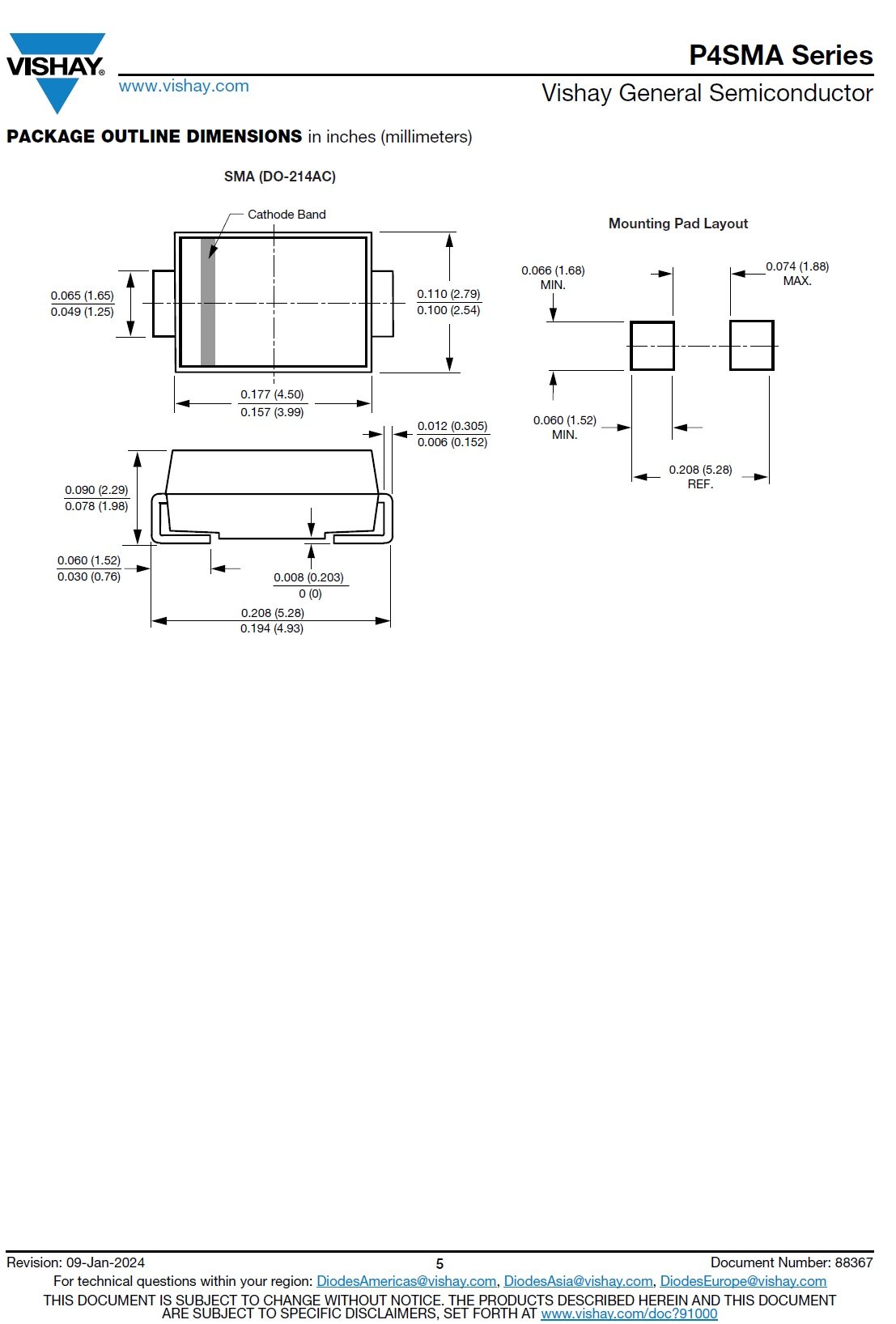 P4SMA15CA-E3/61 product photo 13