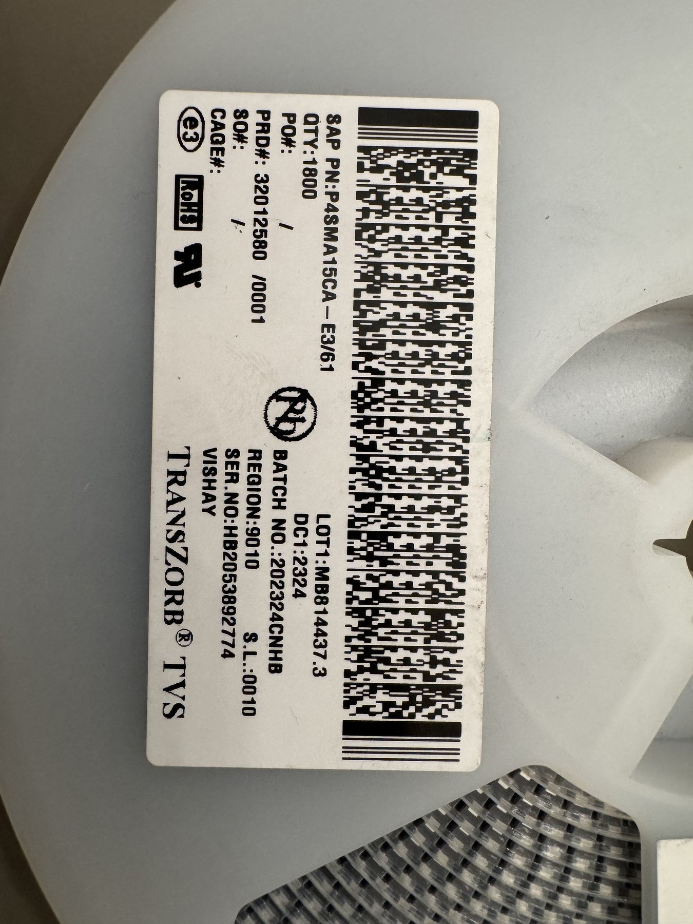 P4SMA15CA-E3-61 product photo 15