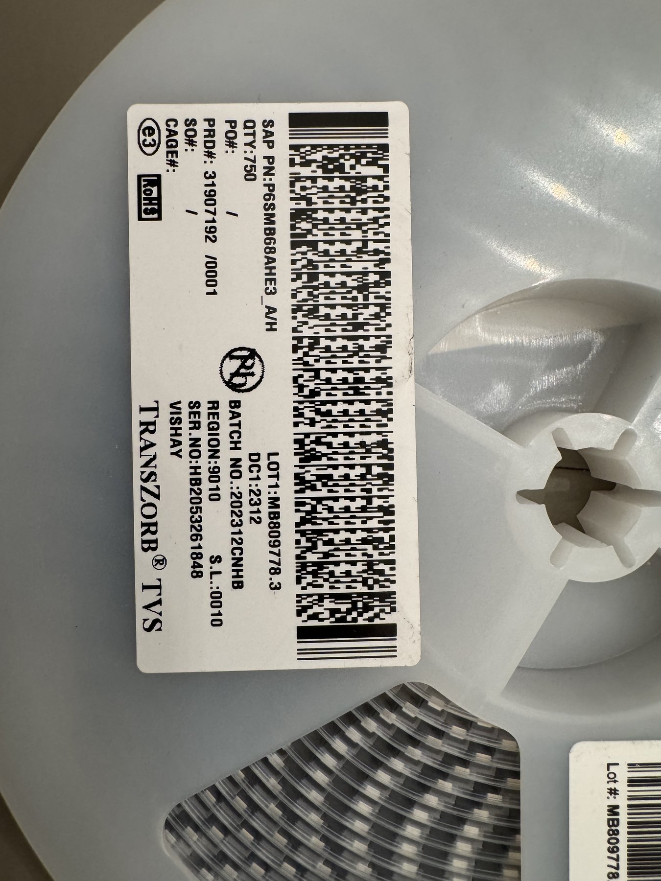 P6SMB68AHE3-A/H product photo 2