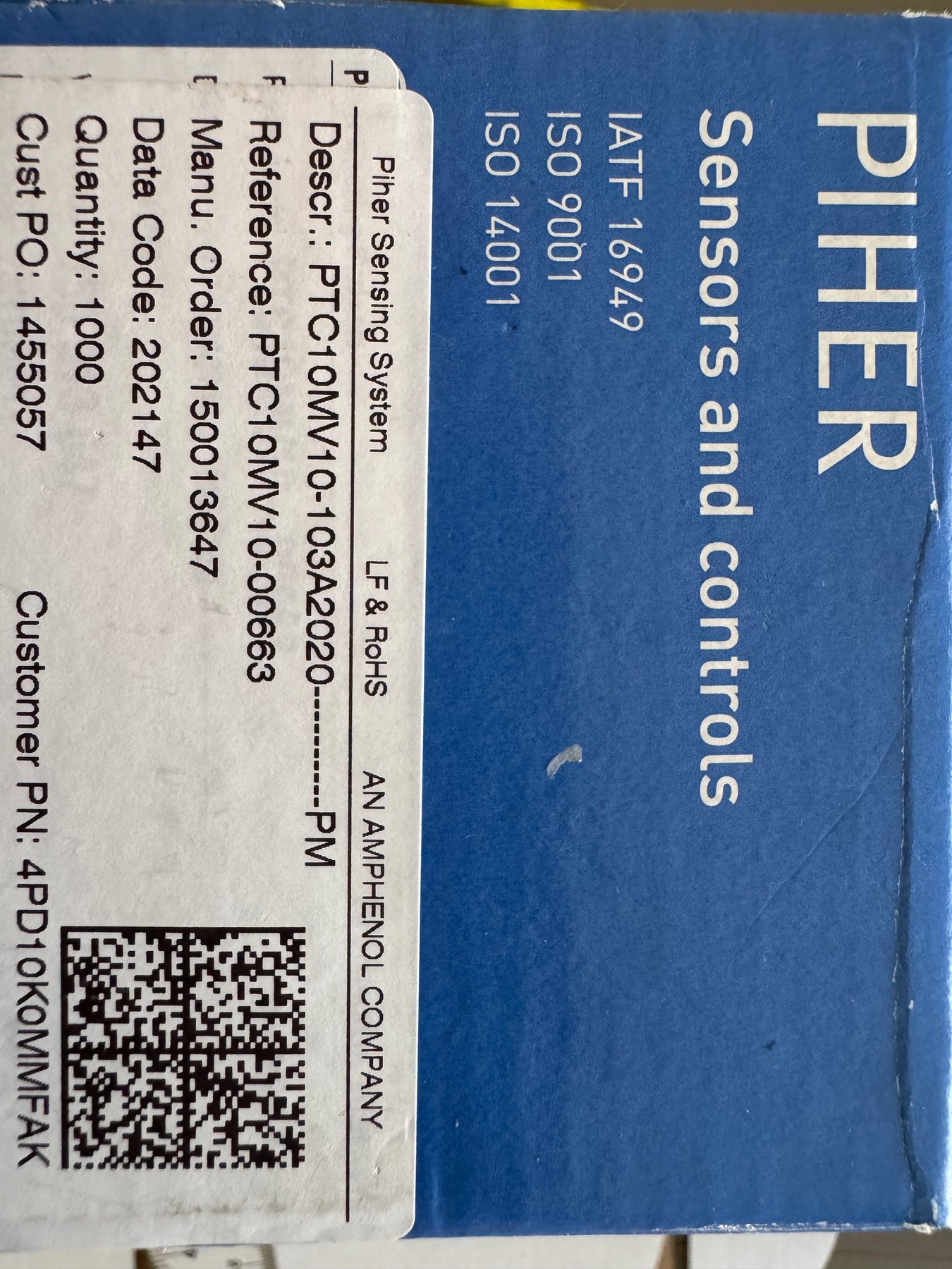 PT10MV10-103A2020 product photo 2
