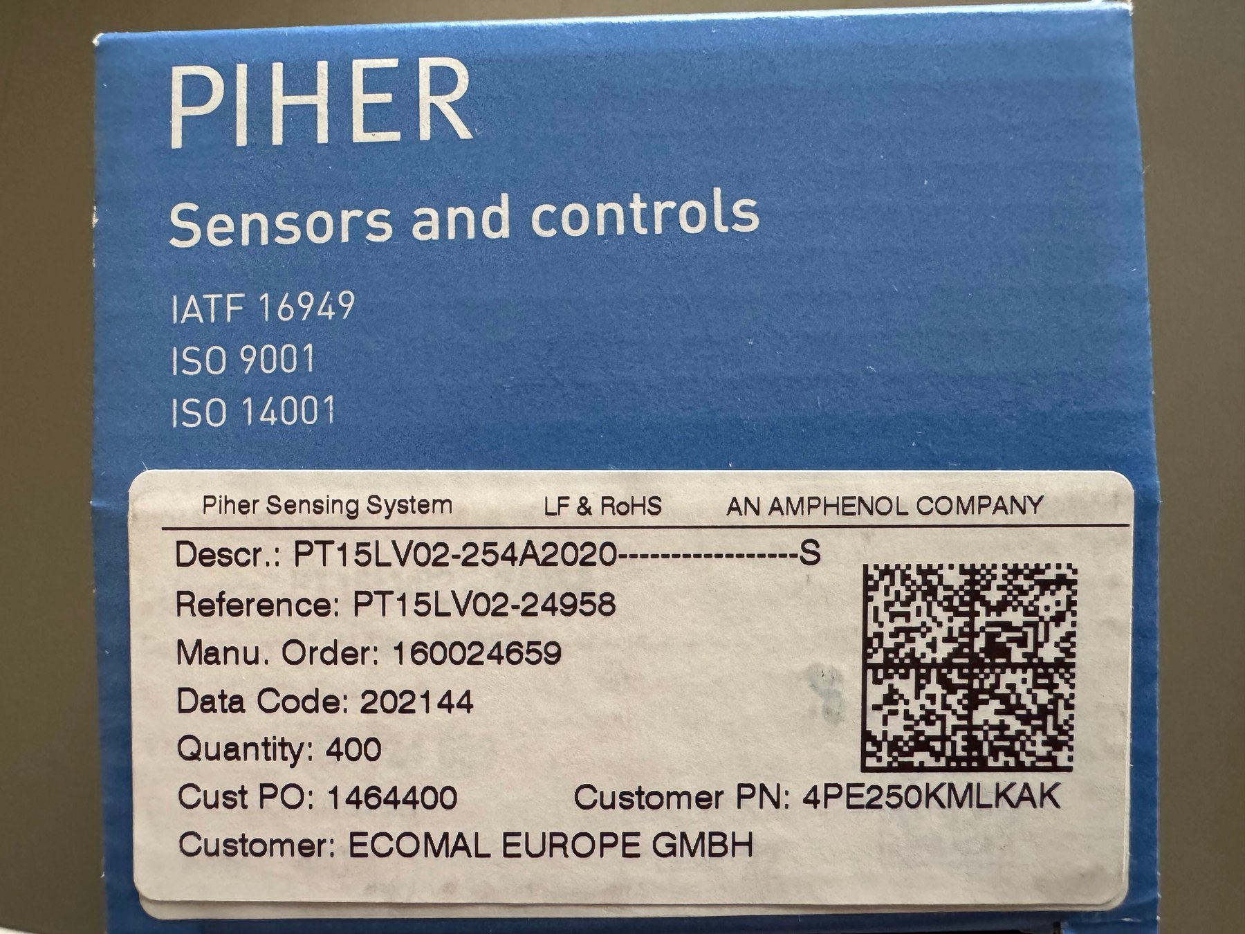PT15LV02-254A2020 product photo 1