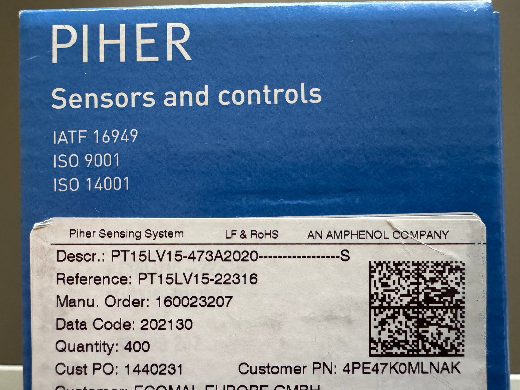 PT15LV15-473A2020 product photo 2