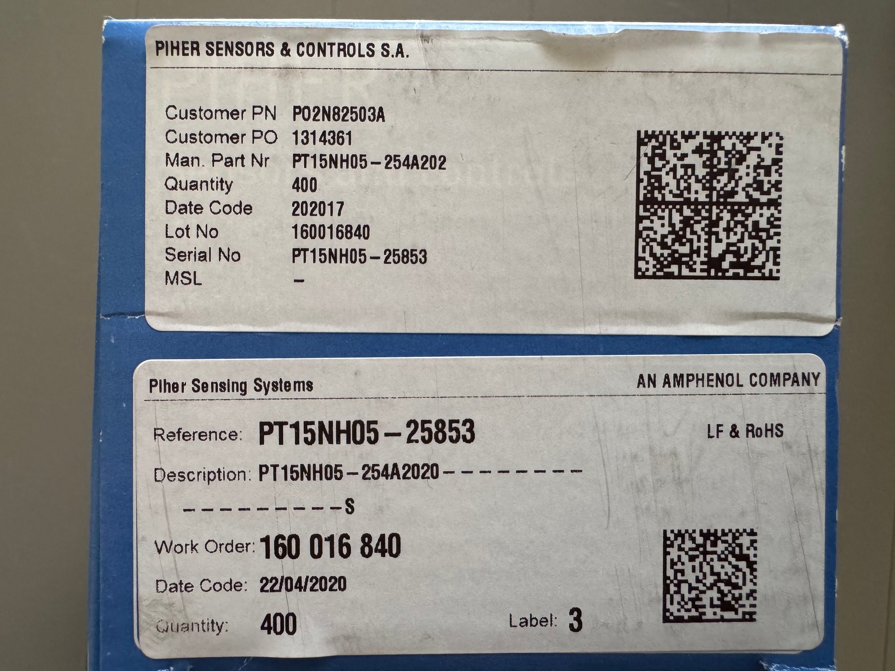 PT15NH05-254A2020 product photo 1