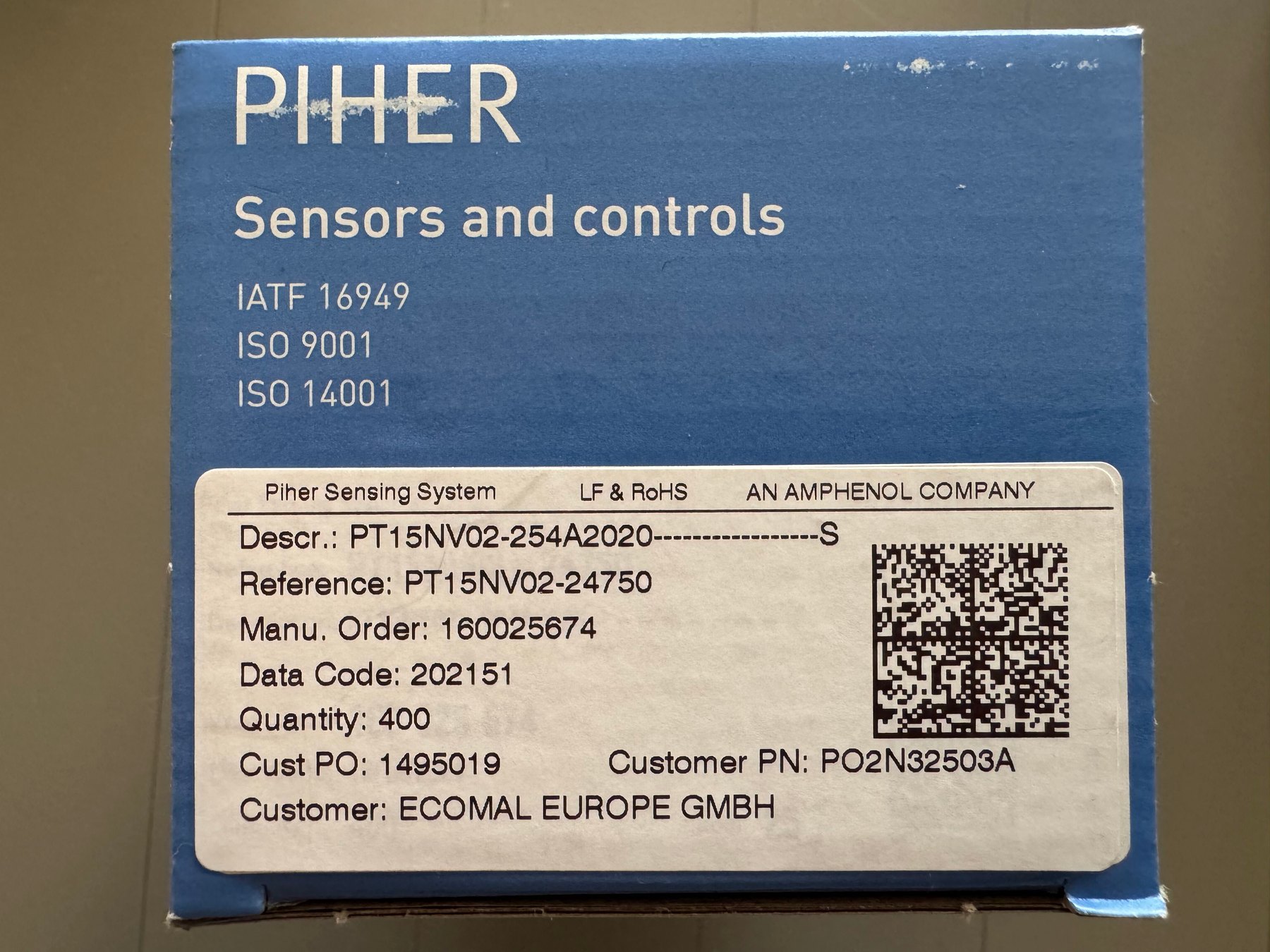 PT15NV02-254A2020 product photo 1