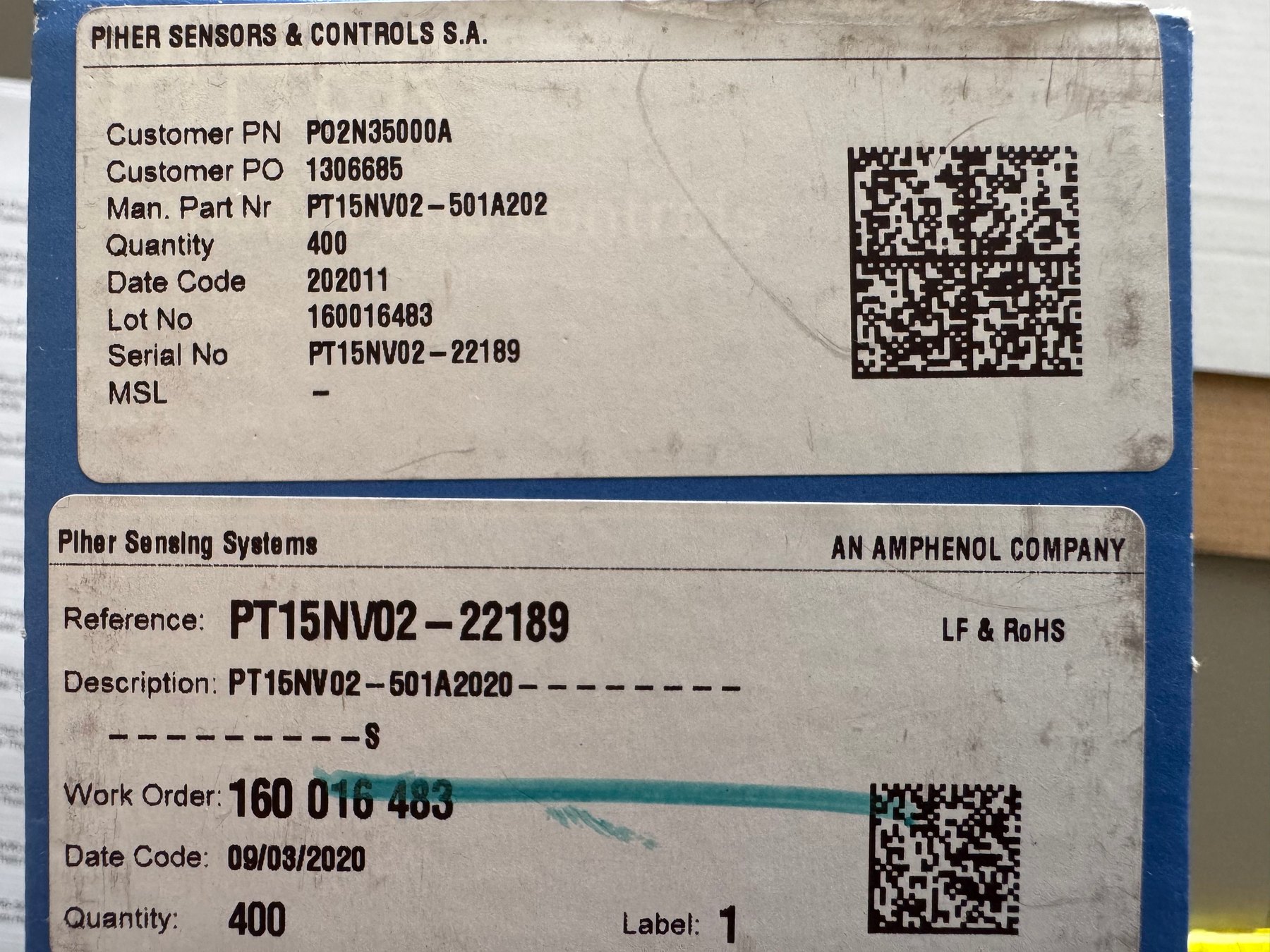 PT15NV02-501A2020 product photo 1