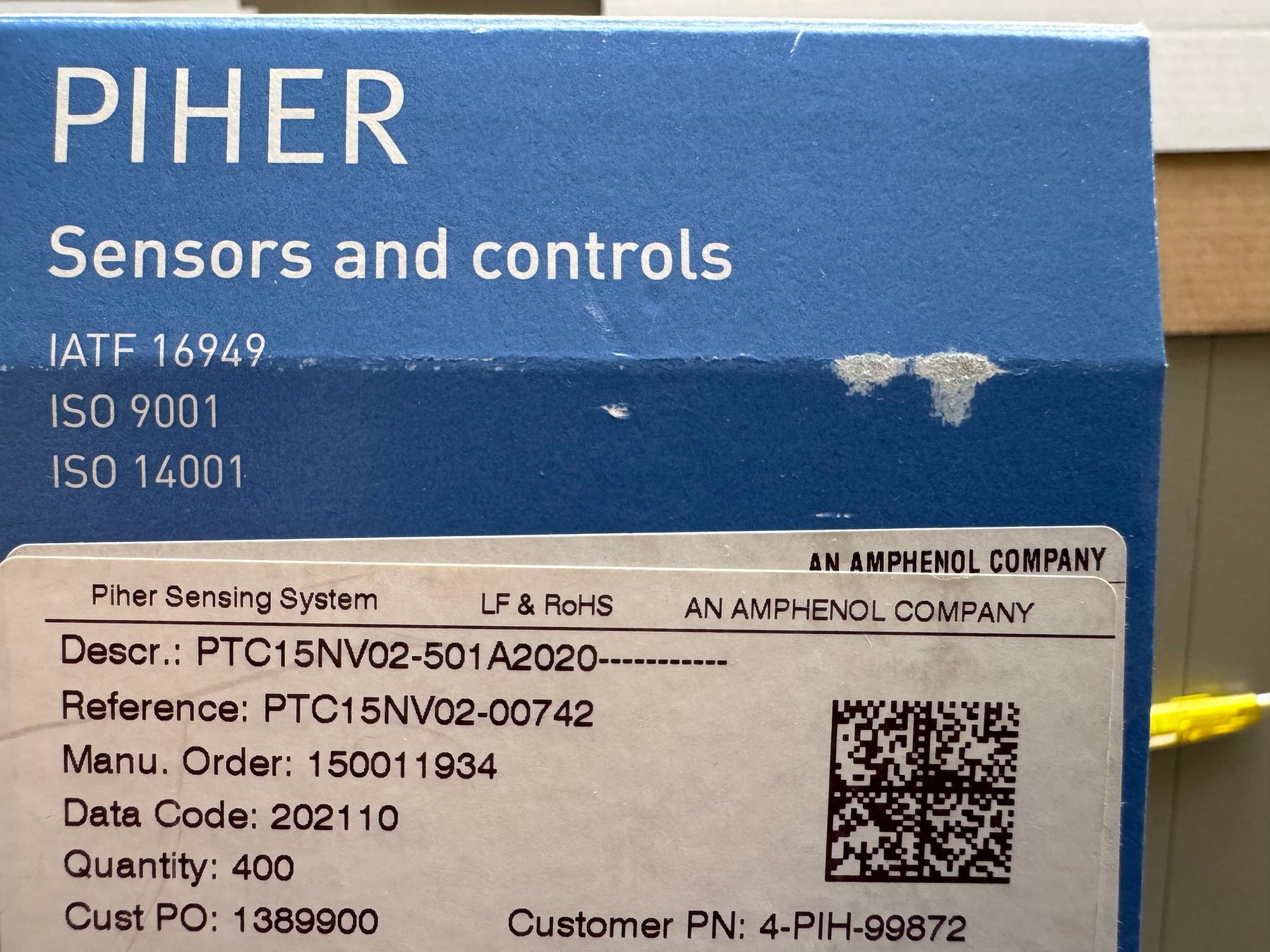 PTC15NV02-501A2020 product photo 1