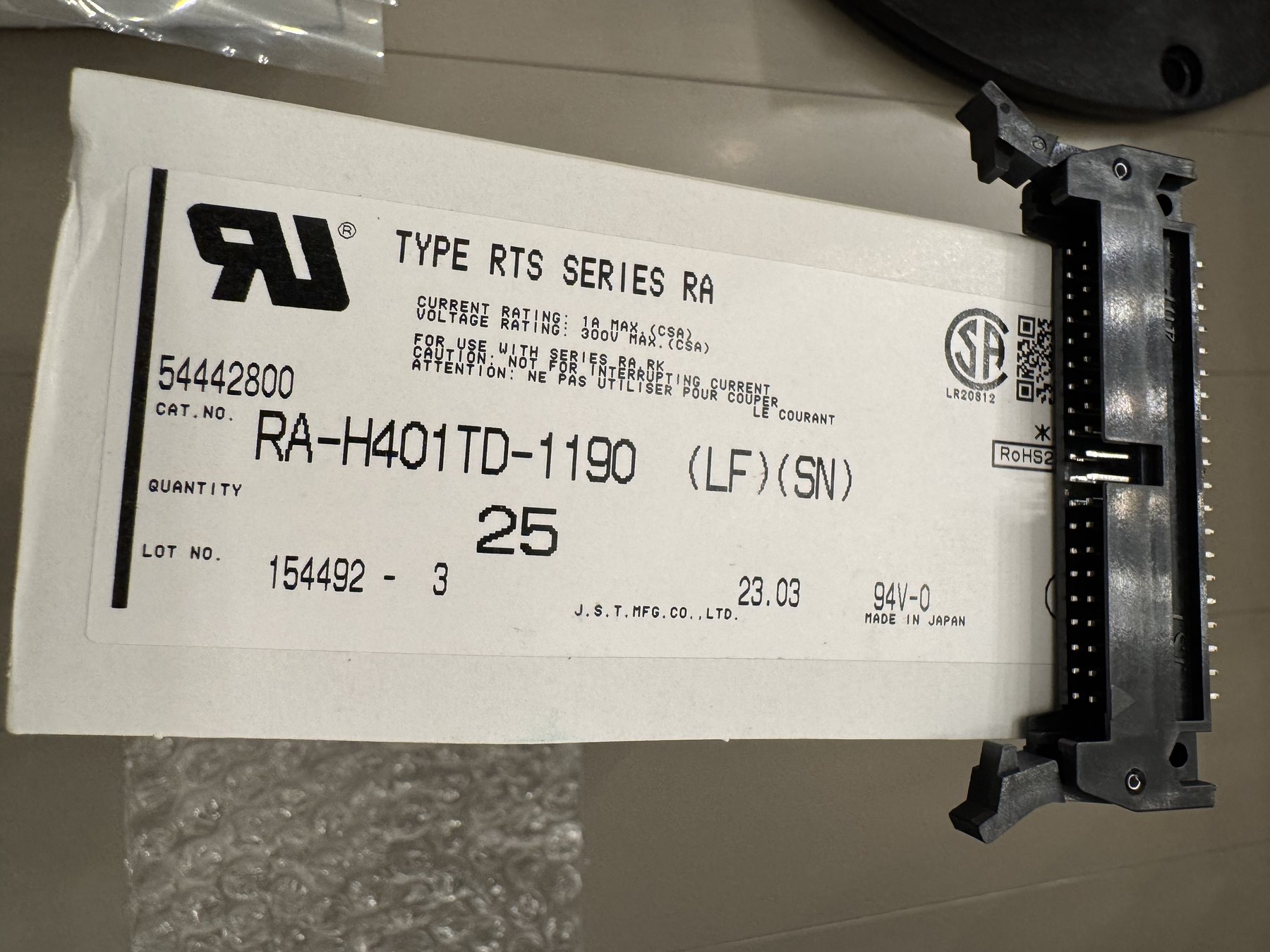 RA-H401TD-1190(LF) product photo 9