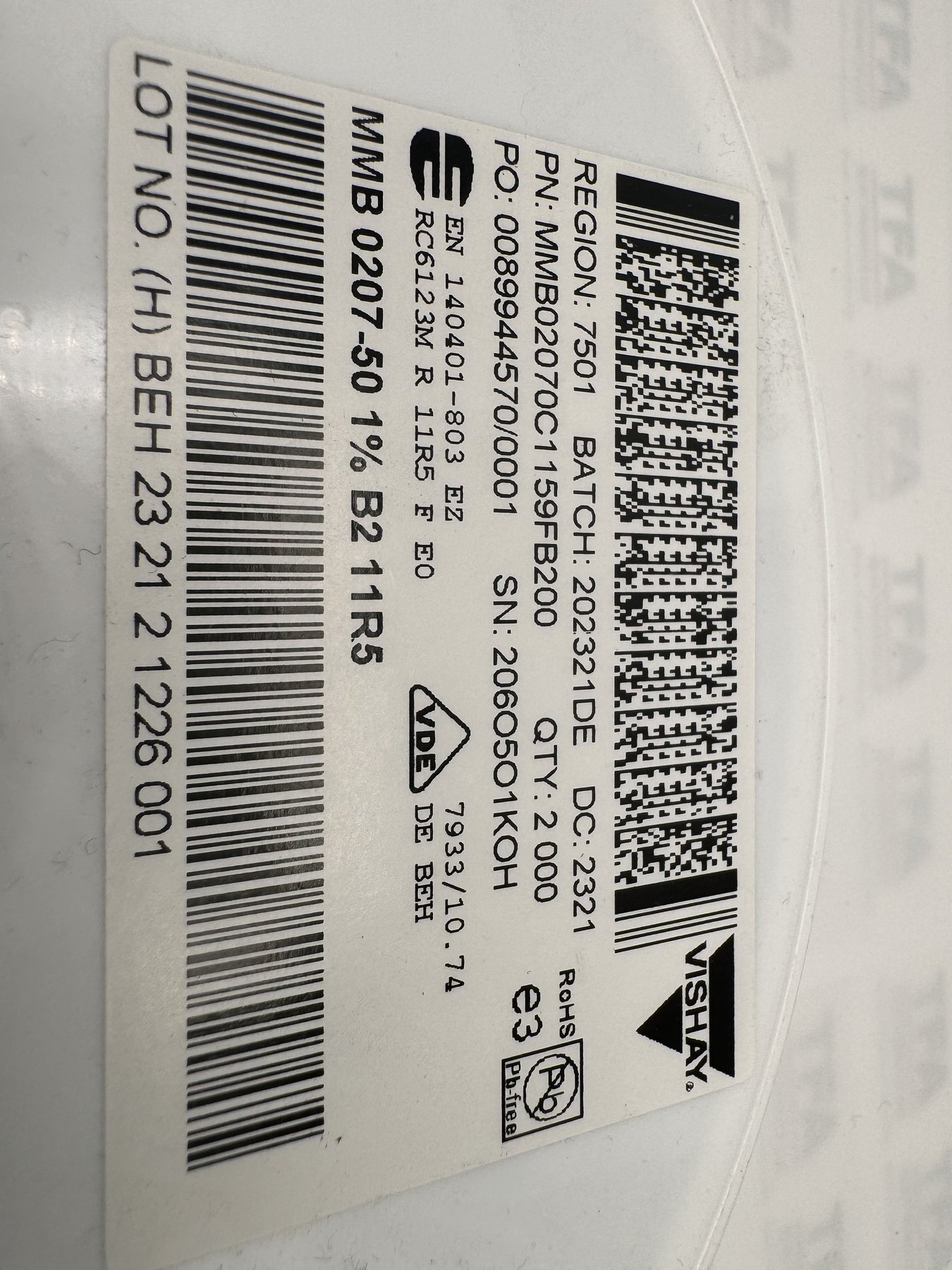 RESISTOR ALUMINUM HOUSE AND POWER MIX product photo 108