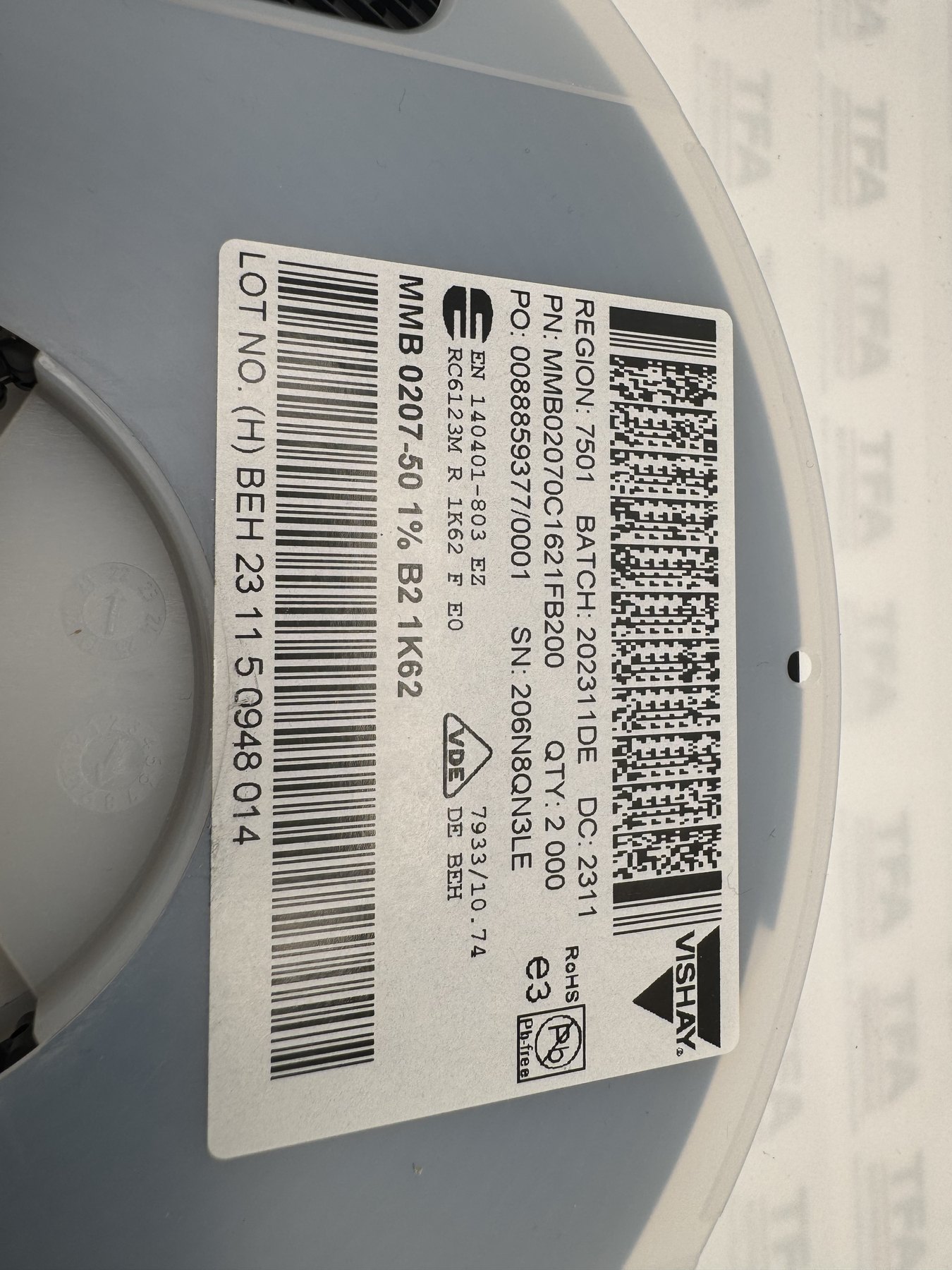 RESISTOR ALUMINUM HOUSE AND POWER MIX product photo 114