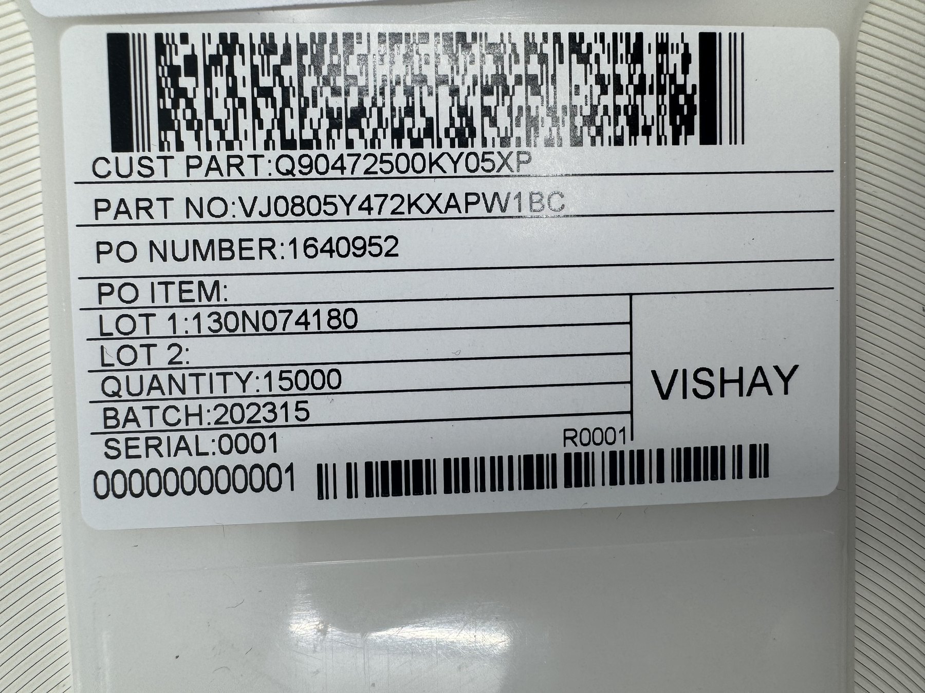 RESISTOR ALUMINUM HOUSE AND POWER MIX product photo 1325