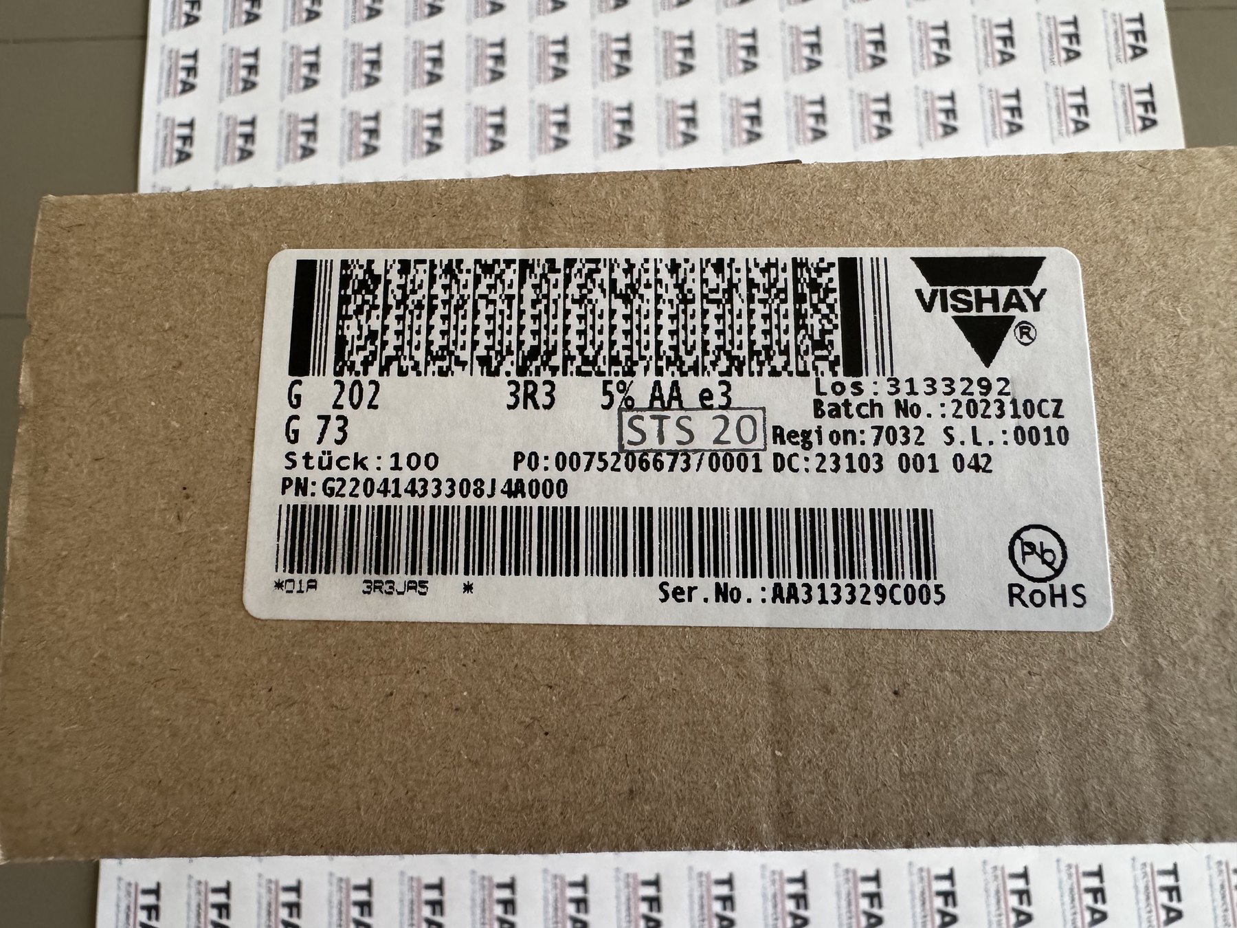 RESISTOR ALUMINUM HOUSE AND POWER MIX product photo 164