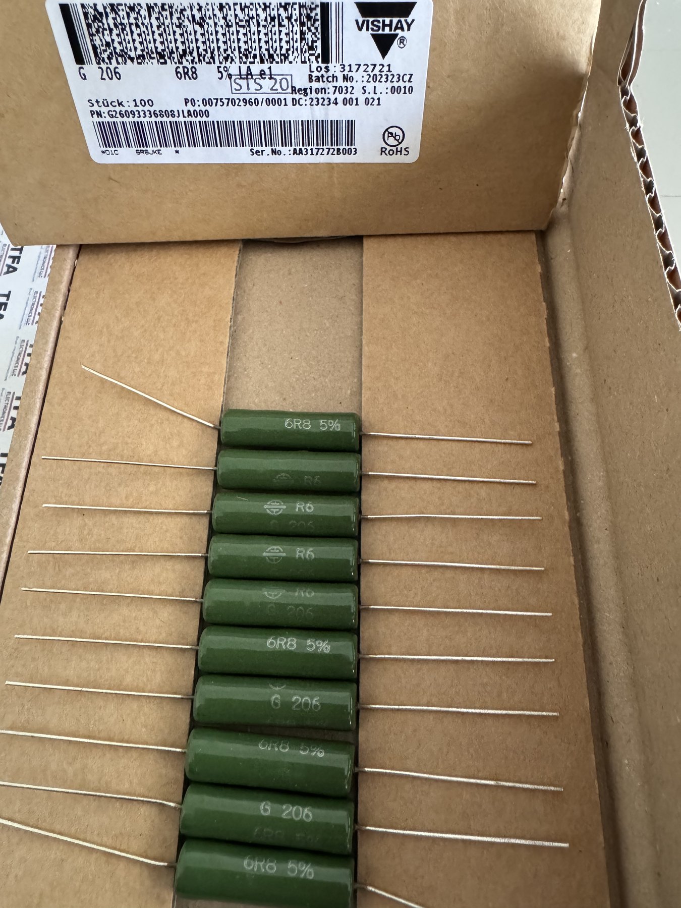 RESISTOR ALUMINUM HOUSE AND POWER MIX product photo 203