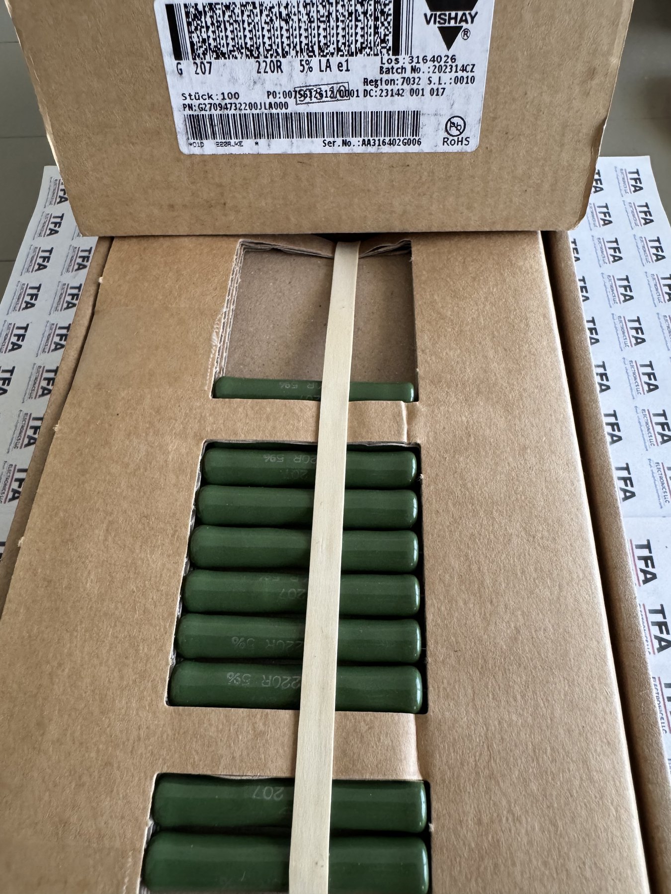RESISTOR ALUMINUM HOUSE AND POWER MIX product photo 220