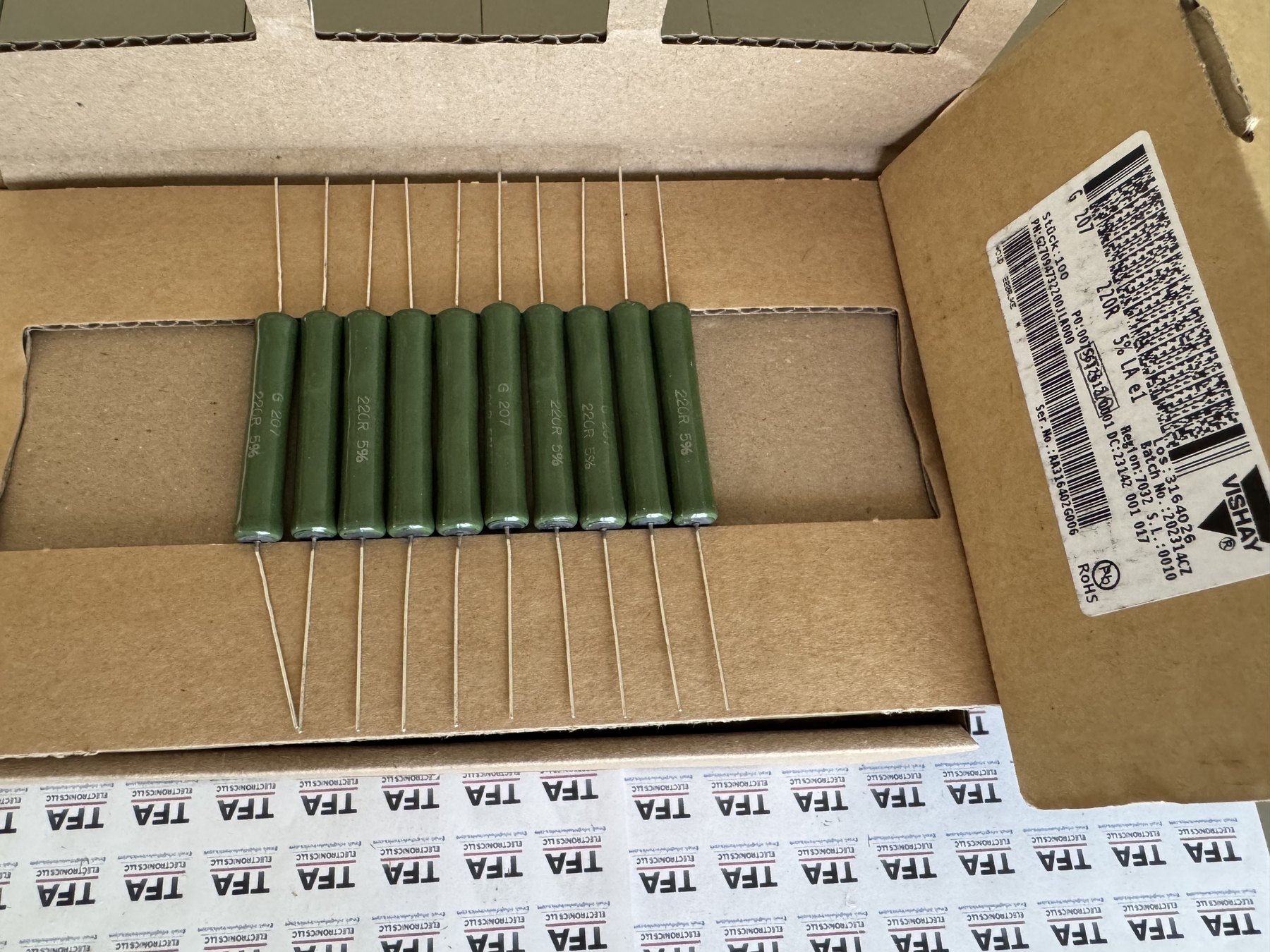 RESISTOR ALUMINUM HOUSE AND POWER MIX product photo 233