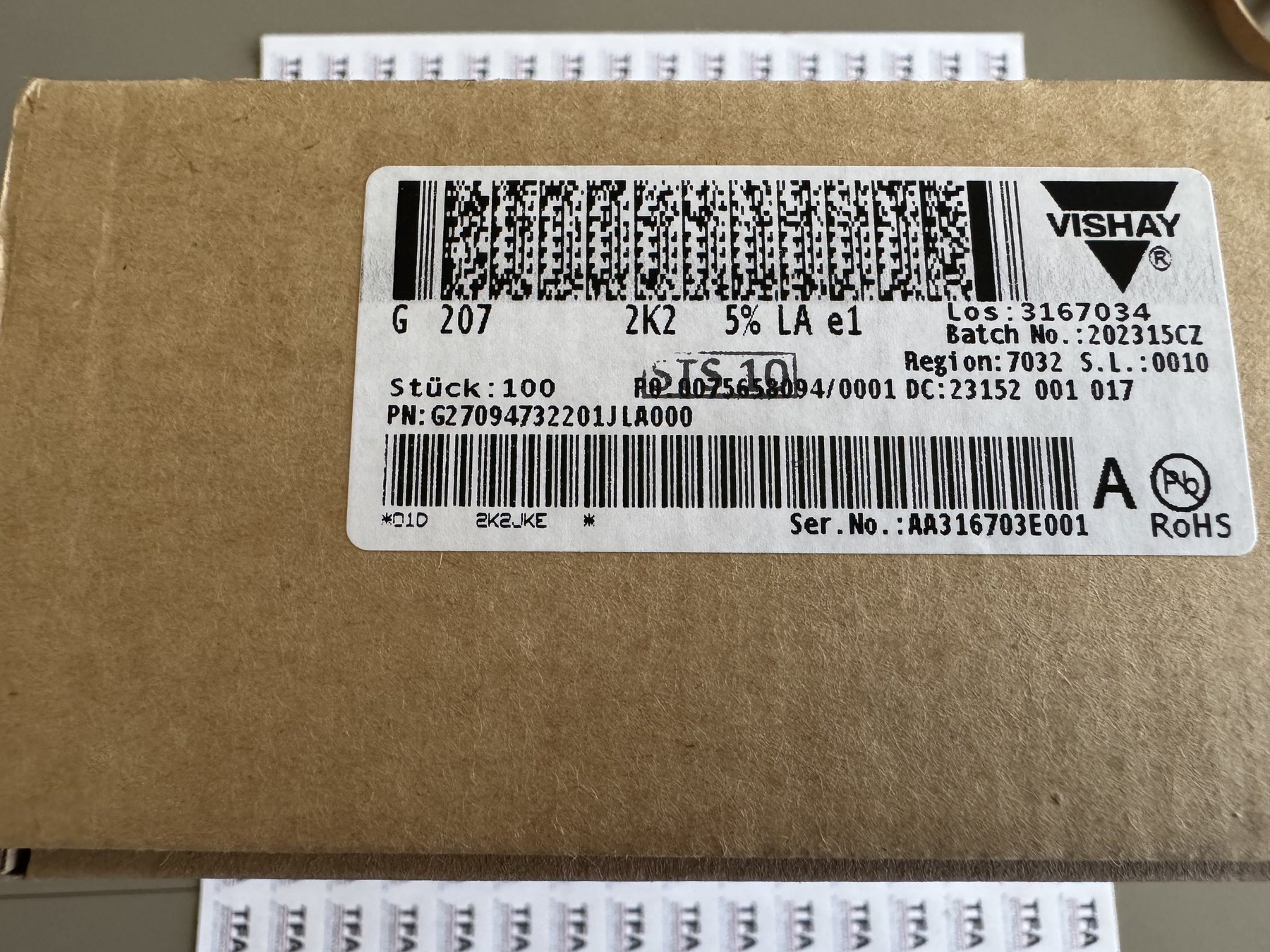 RESISTOR ALUMINUM HOUSE AND POWER MIX product photo 239