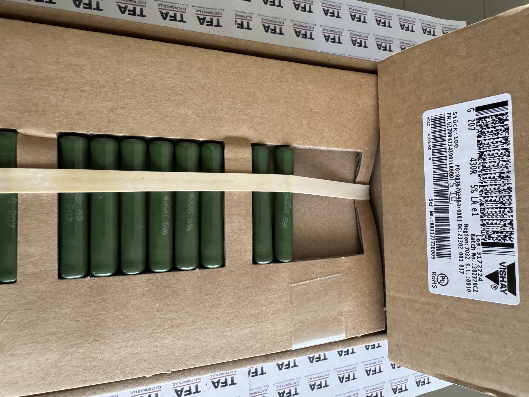 RESISTOR ALUMINUM HOUSE AND POWER MIX product photo 262