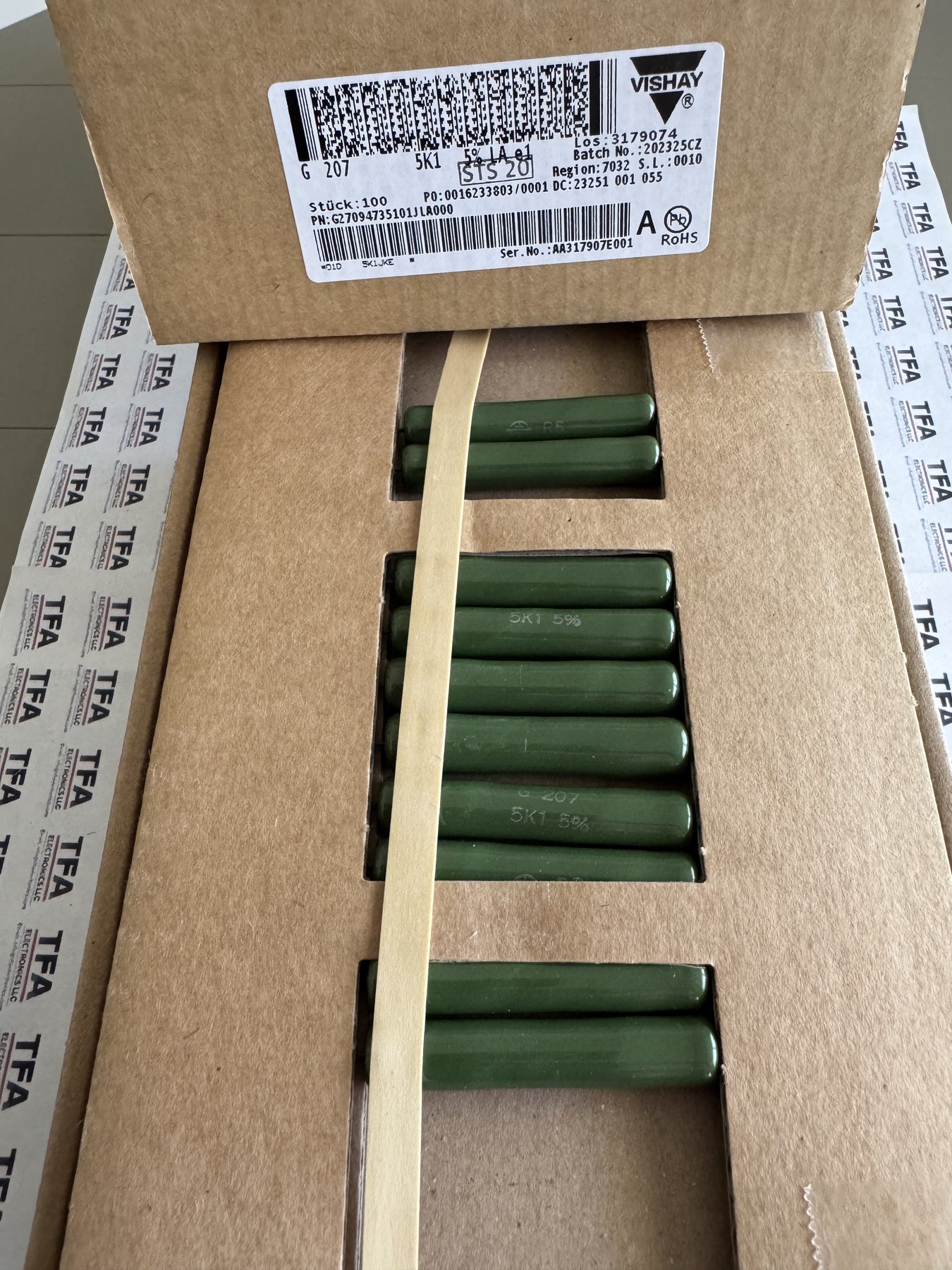 RESISTOR ALUMINUM HOUSE AND POWER MIX product photo 278